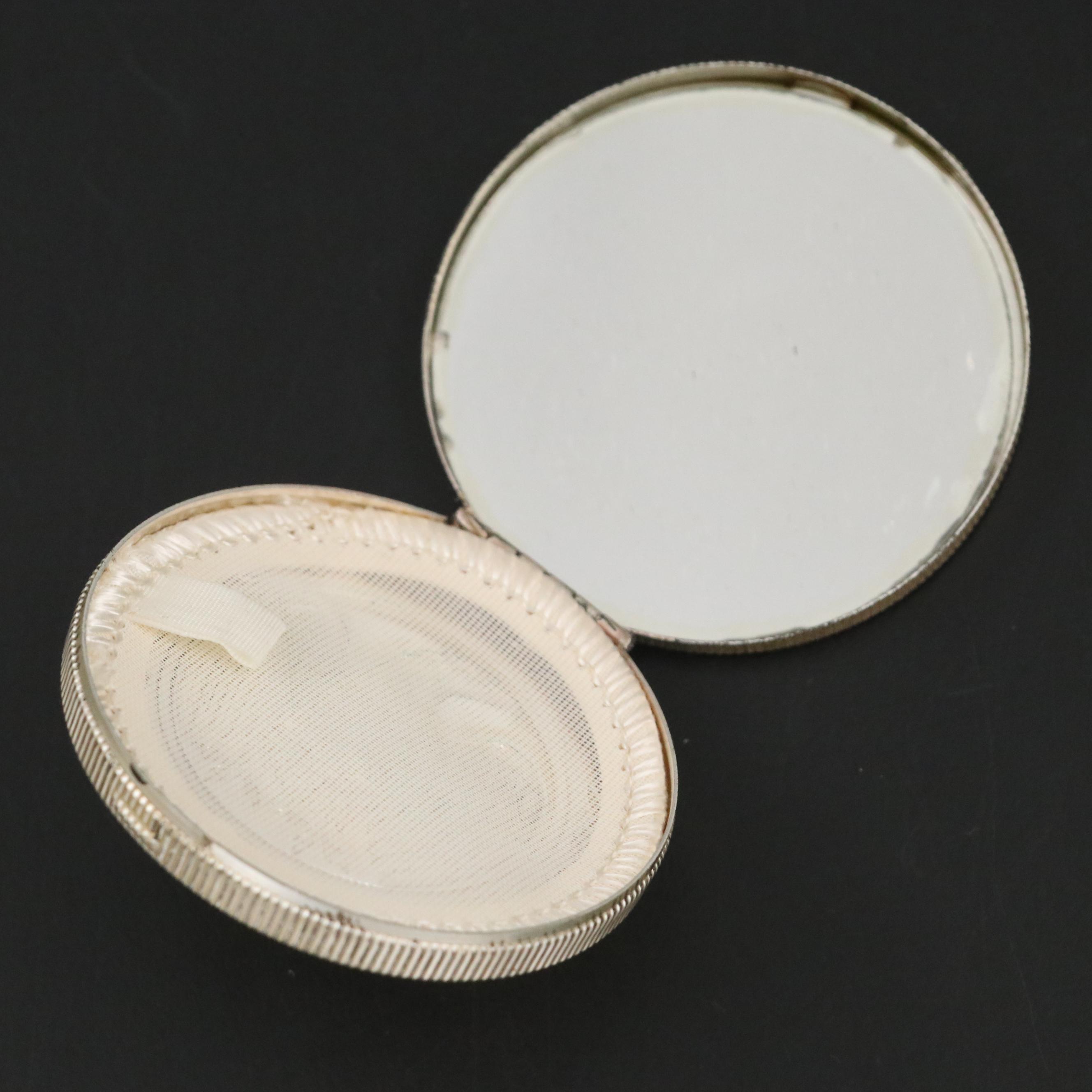 Elgin Las Vegas Sahara Hotel Promotional Powder Compact, Mid-20th Century