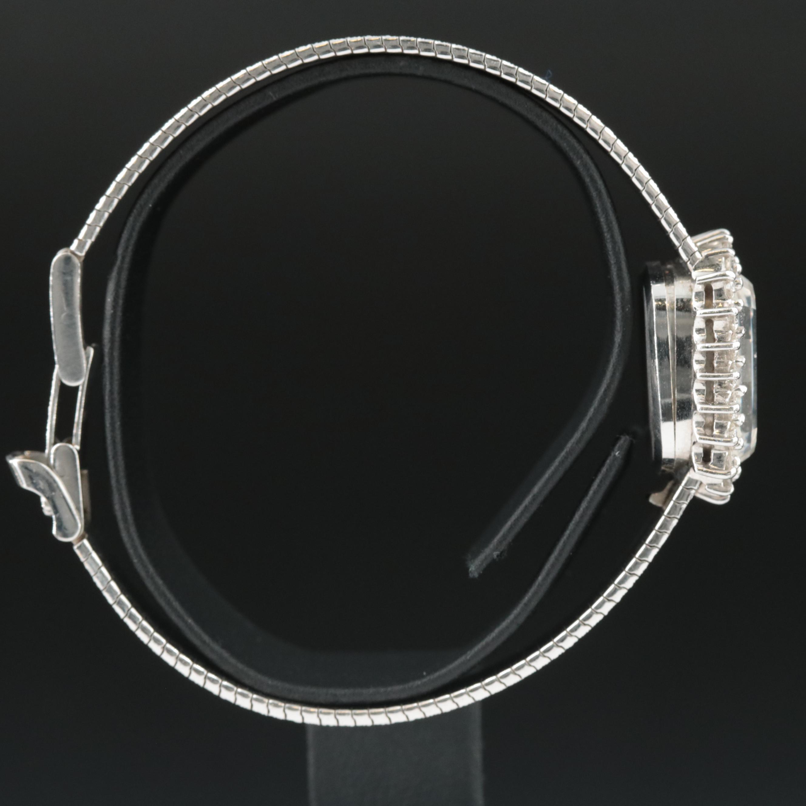 Vintage Rolex 14K Diamond Watch