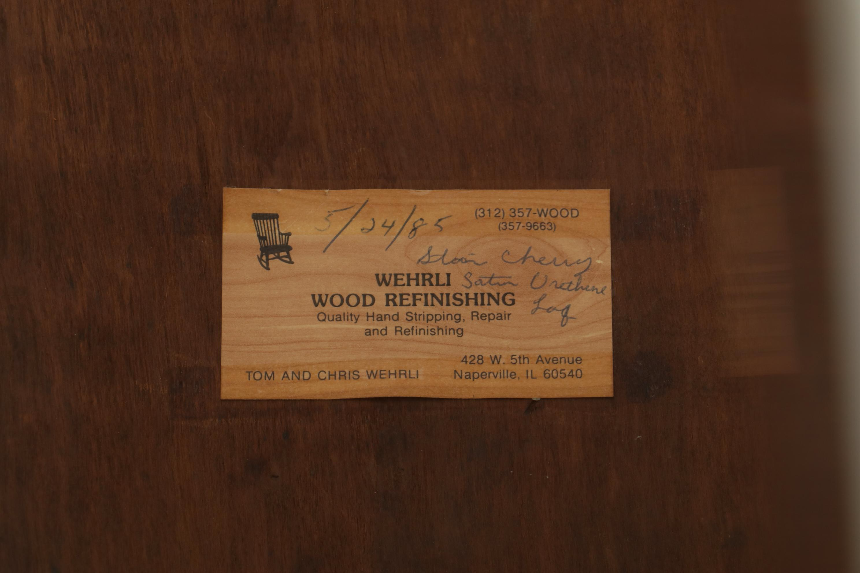 Cherry Drop-Leaf Dining Table, Early to Mid 20th Century