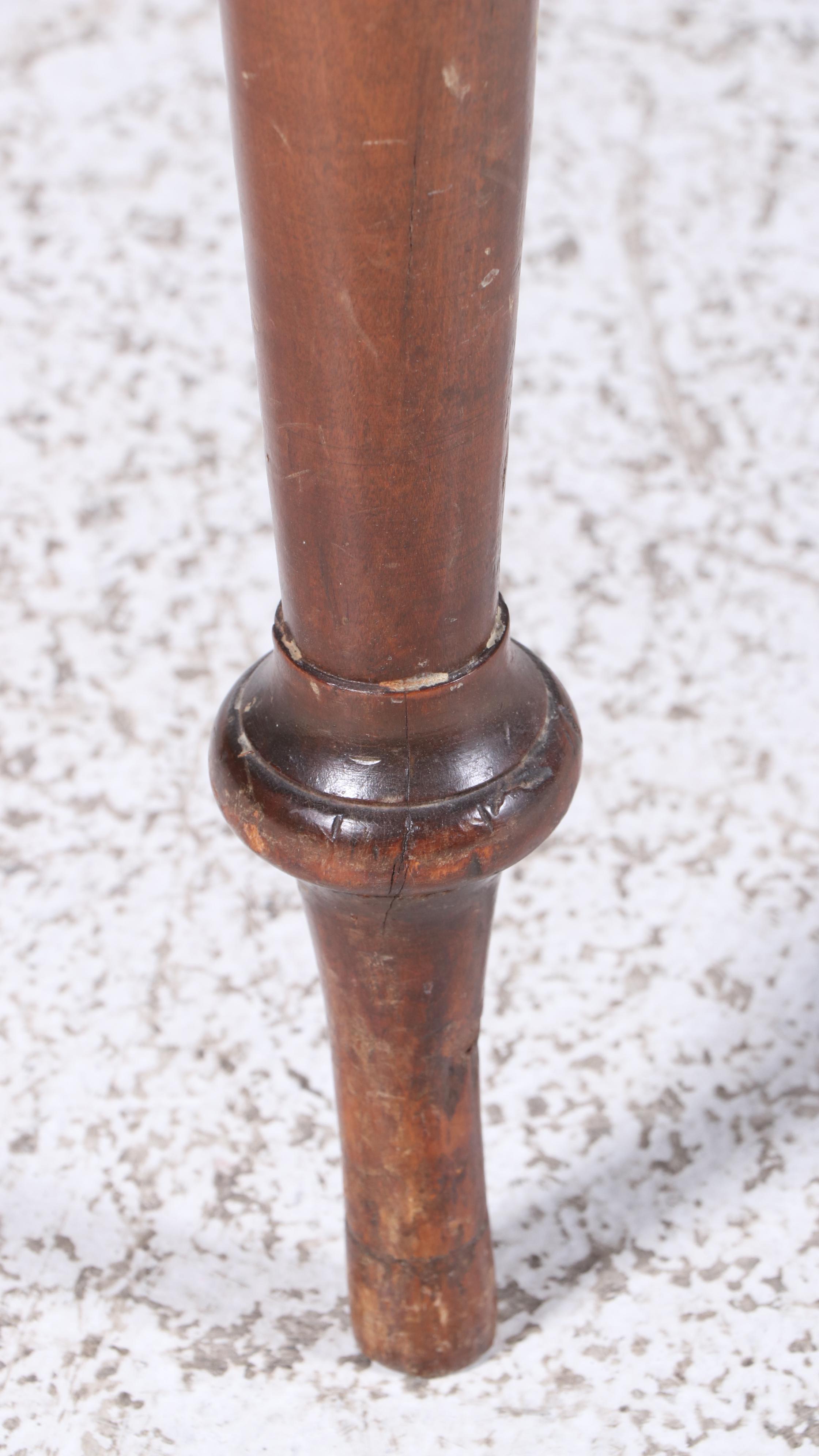 American Primitive Cherrywood Drop-Leaf Dining Table, 19th Century