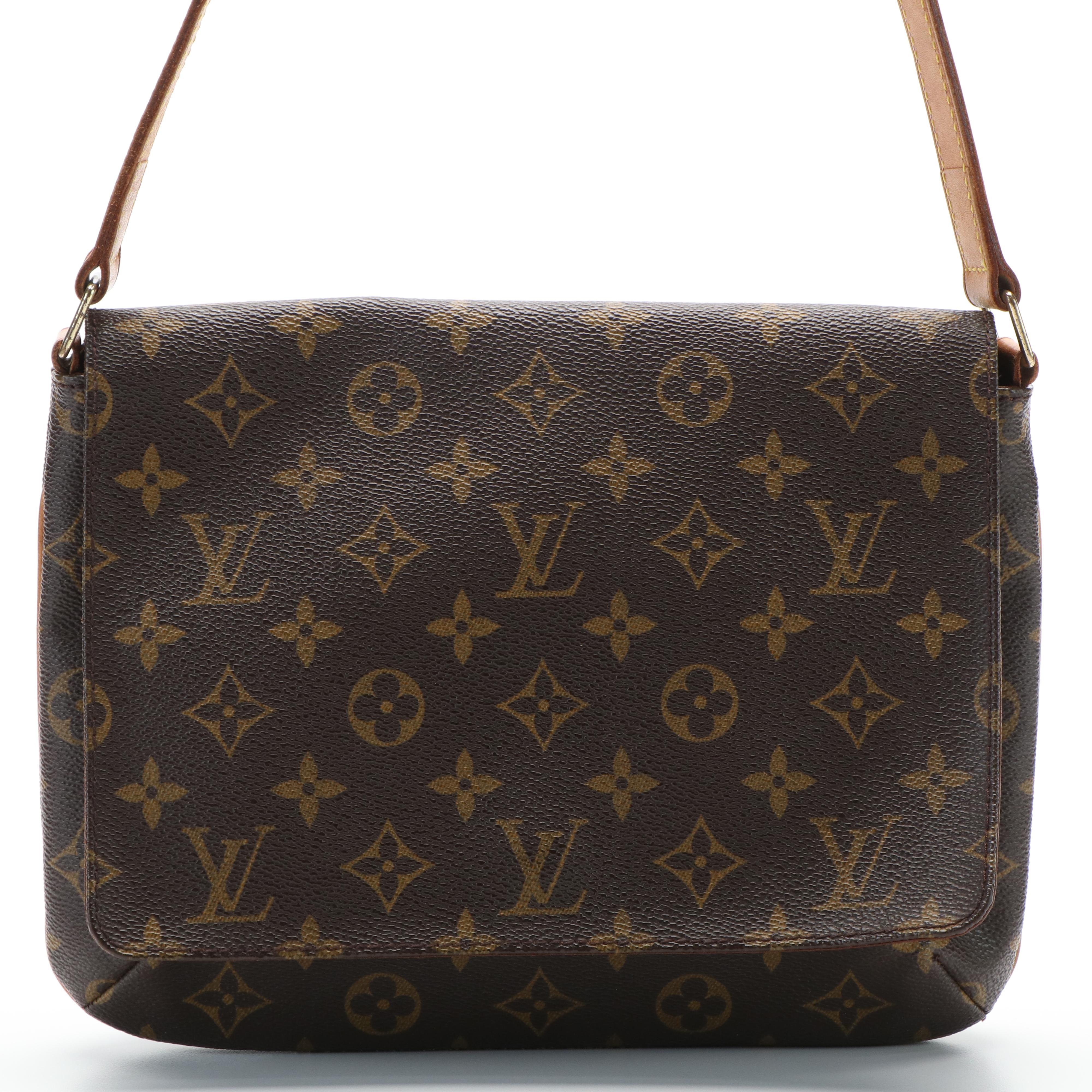 Louis Vuitton Musette Tango Shoulder Bag in Monogram Coated Canvas