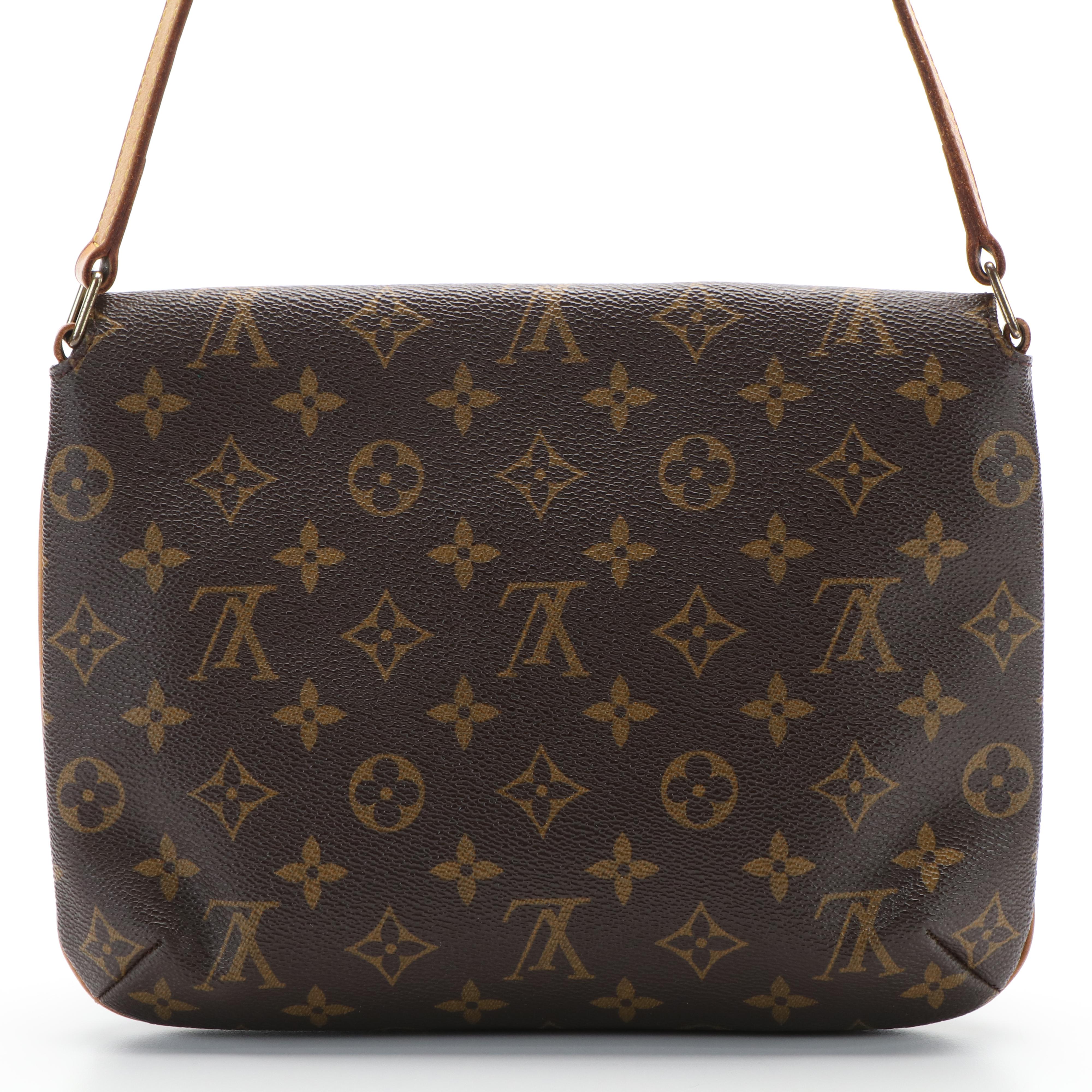 Louis Vuitton Musette Tango Shoulder Bag in Monogram Coated Canvas