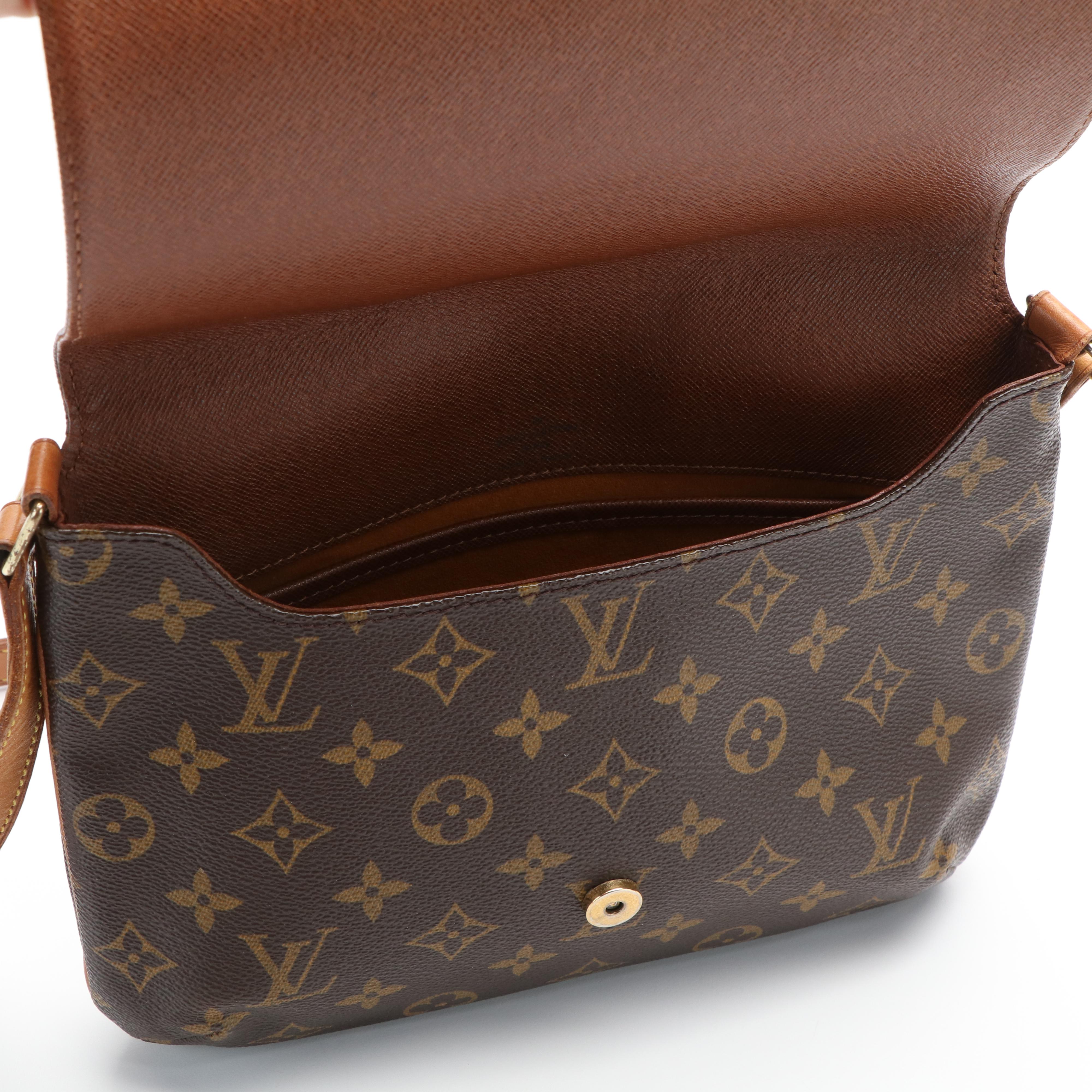 Louis Vuitton Musette Tango Shoulder Bag in Monogram Coated Canvas