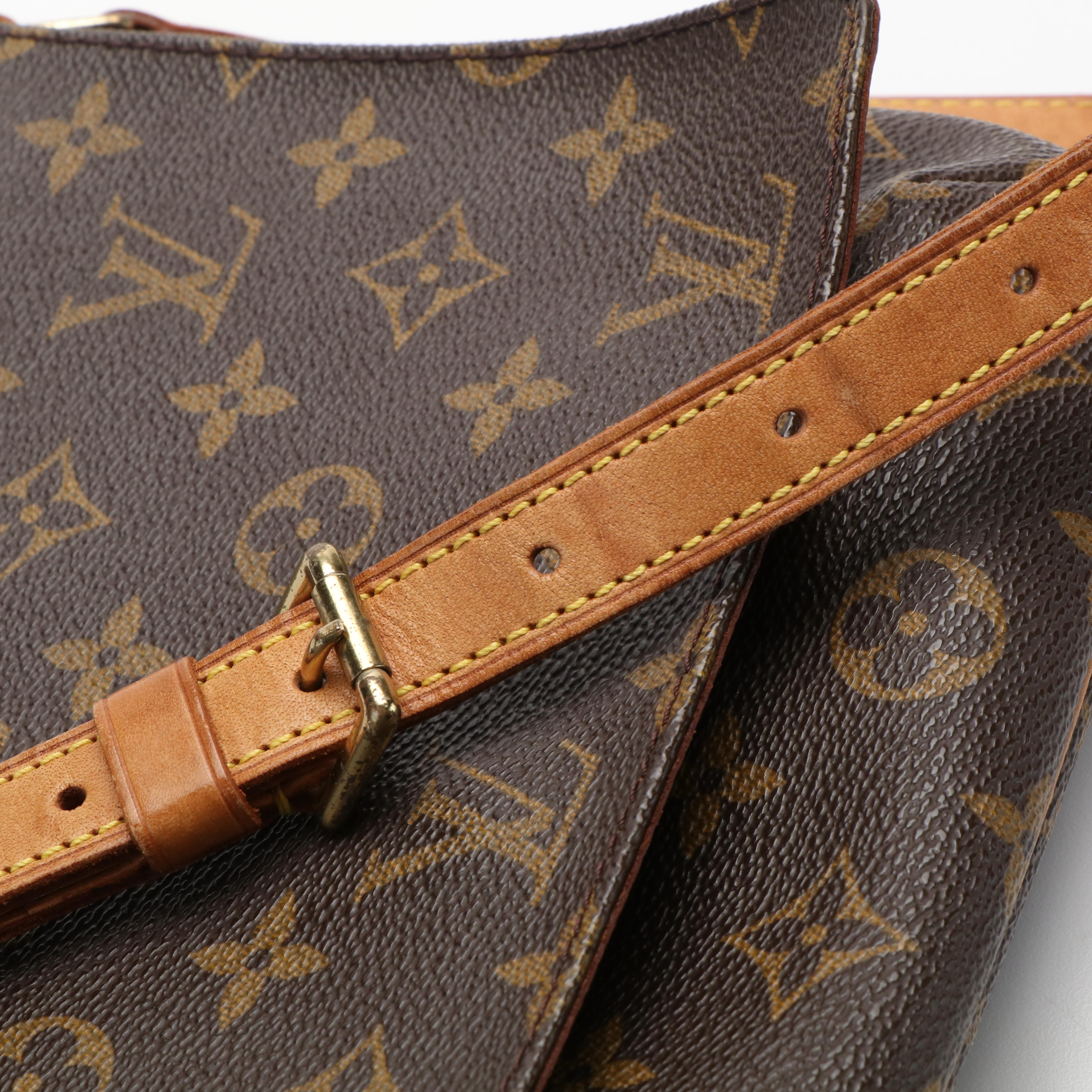 Louis Vuitton Musette Tango Shoulder Bag in Monogram Coated Canvas