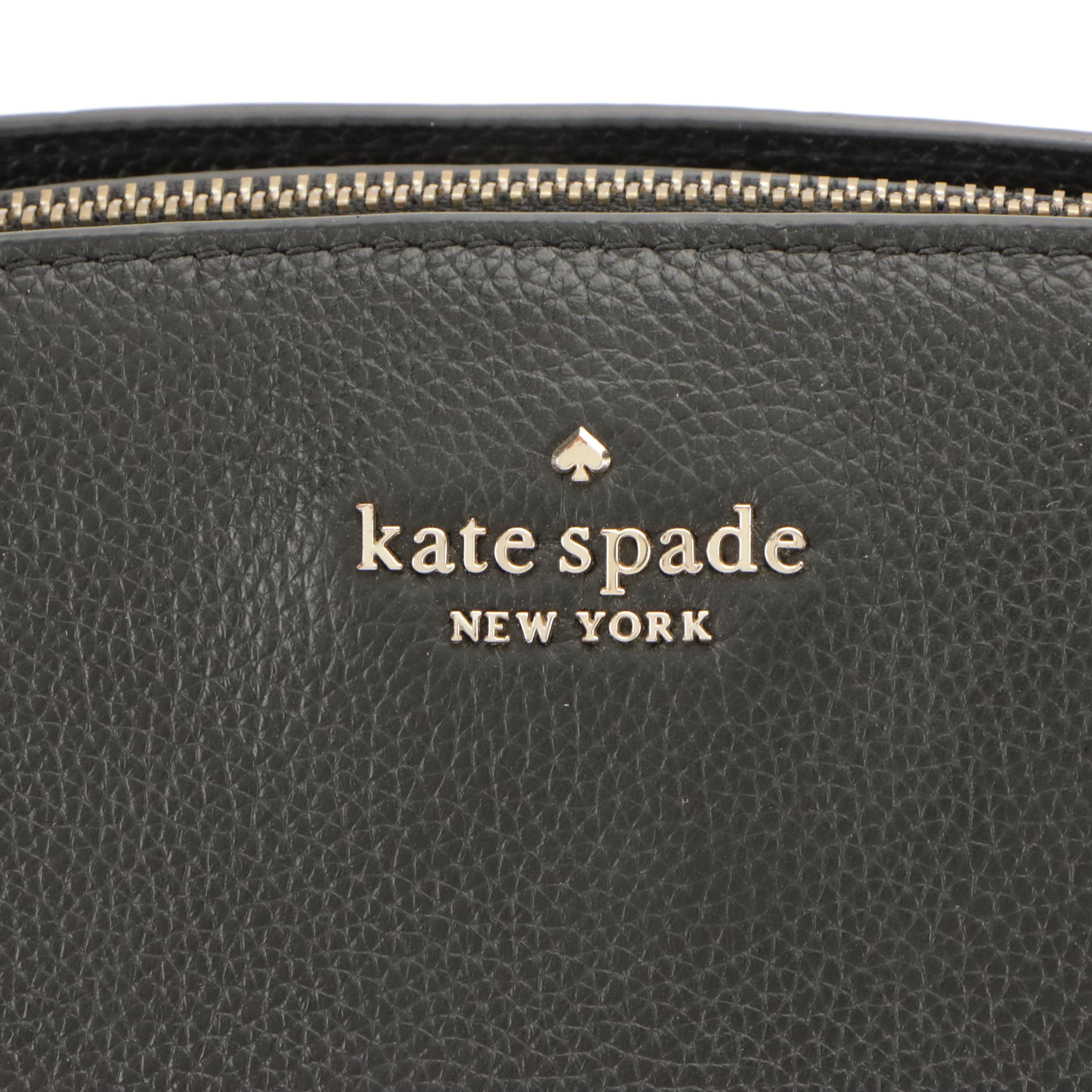 Kate Spade Monet in Black Leather and Stevie Animal Print Shoulder Bags