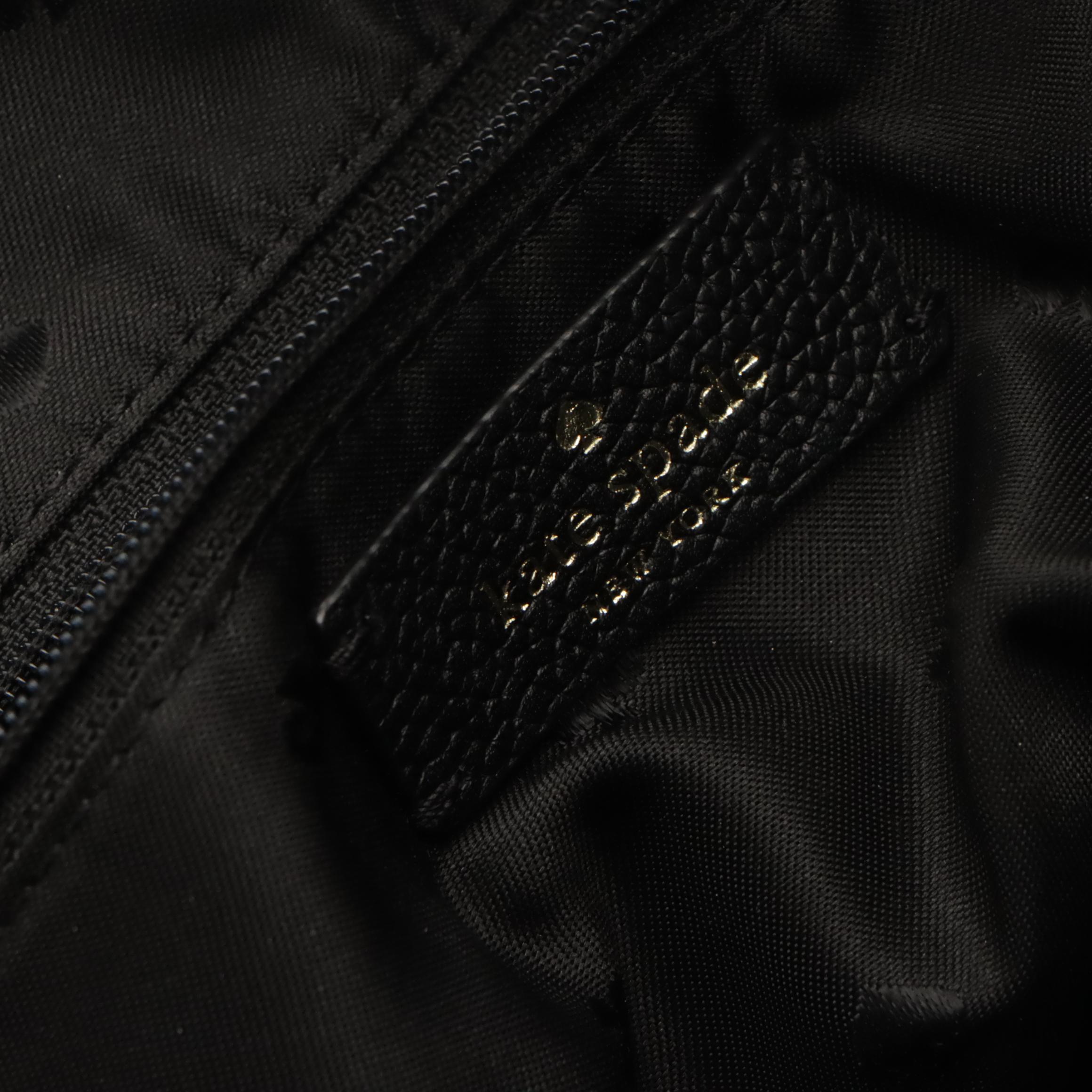 Kate Spade Monet in Black Leather and Stevie Animal Print Shoulder Bags