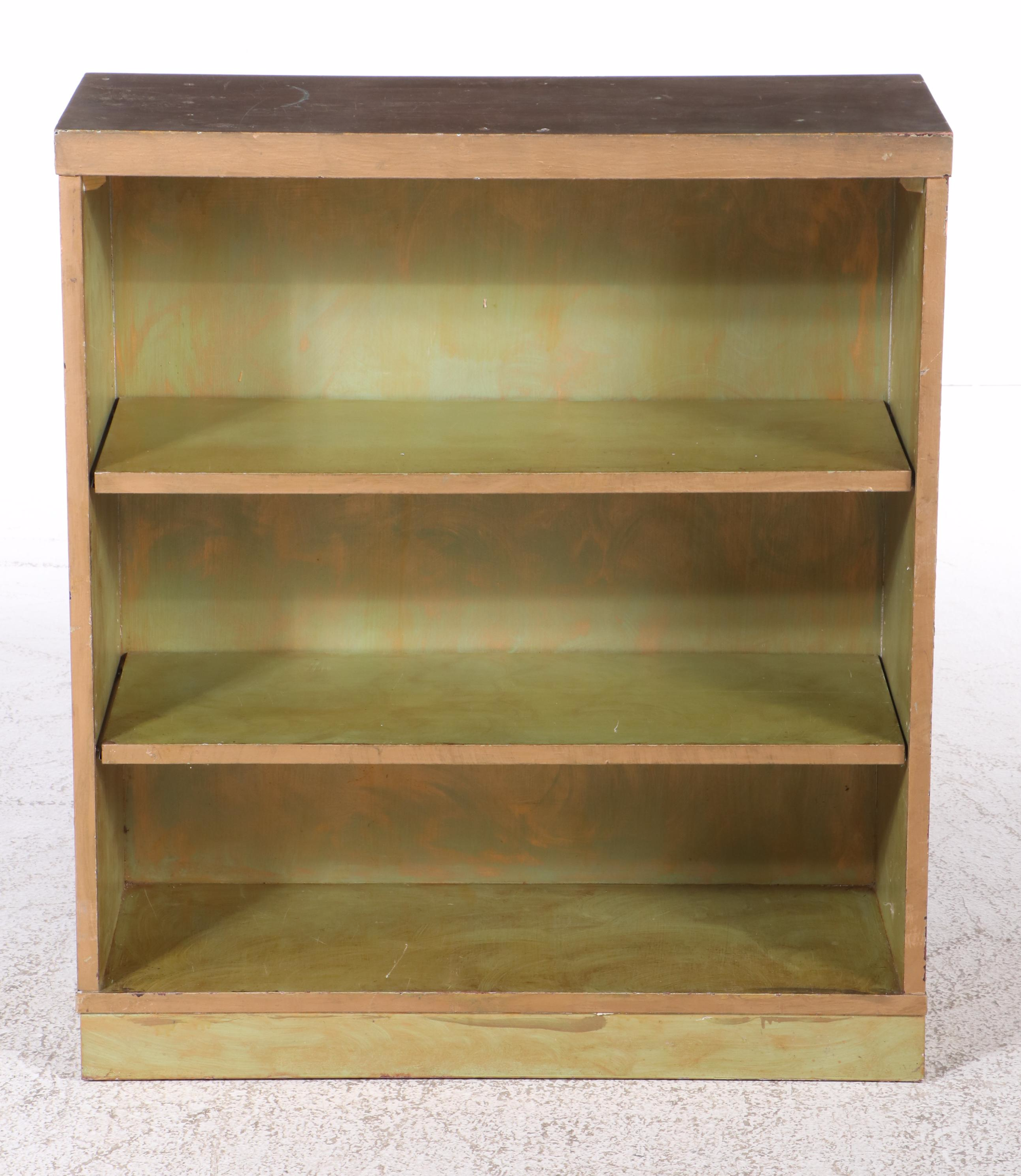 Painted Wood Bookcase with Adjustable Shelves Everything But The House