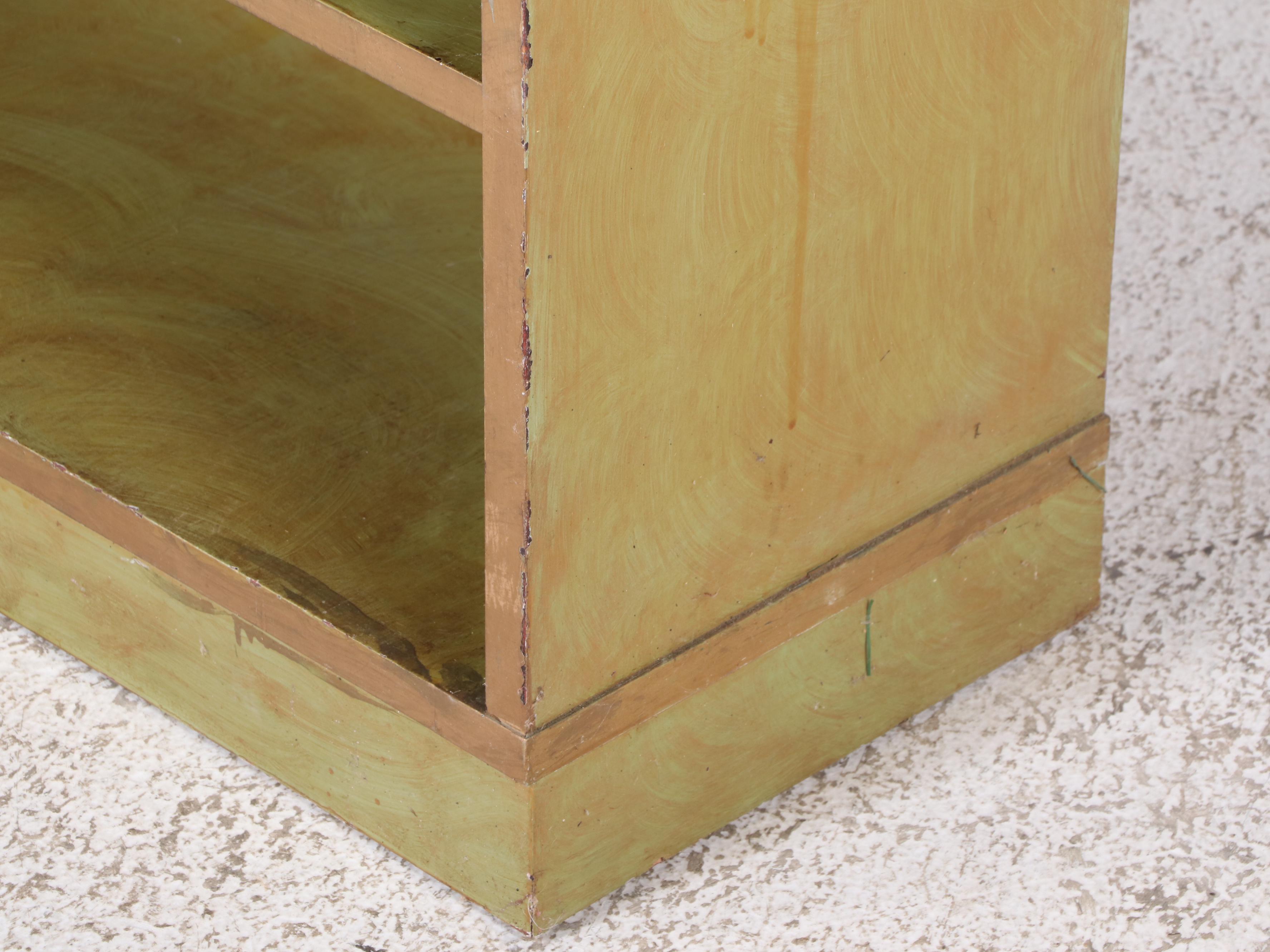 Painted Wood Bookcase with Adjustable Shelves Everything But The House