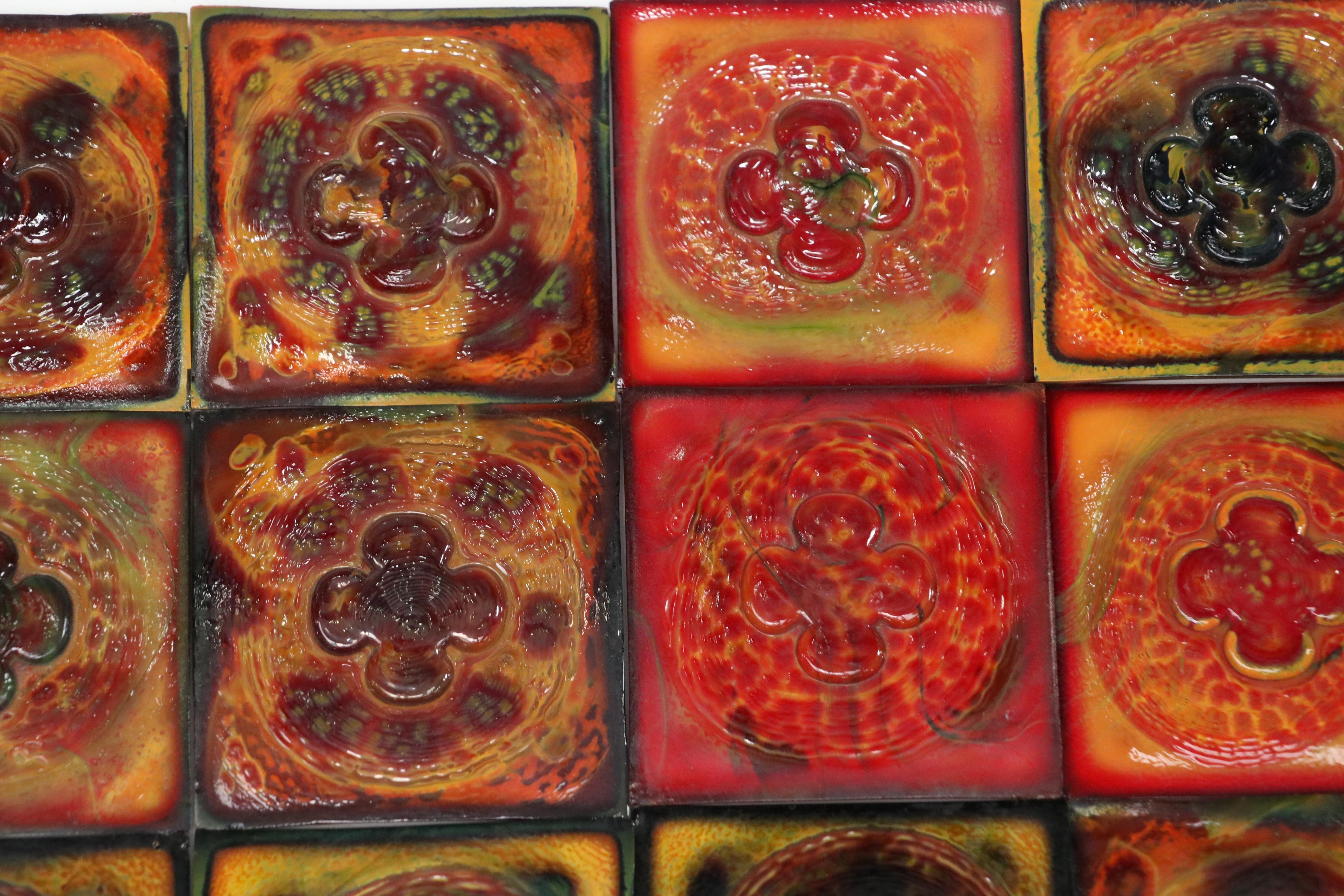 Tiffany Studios Favrile Glass Tiles, Early 20th Century
