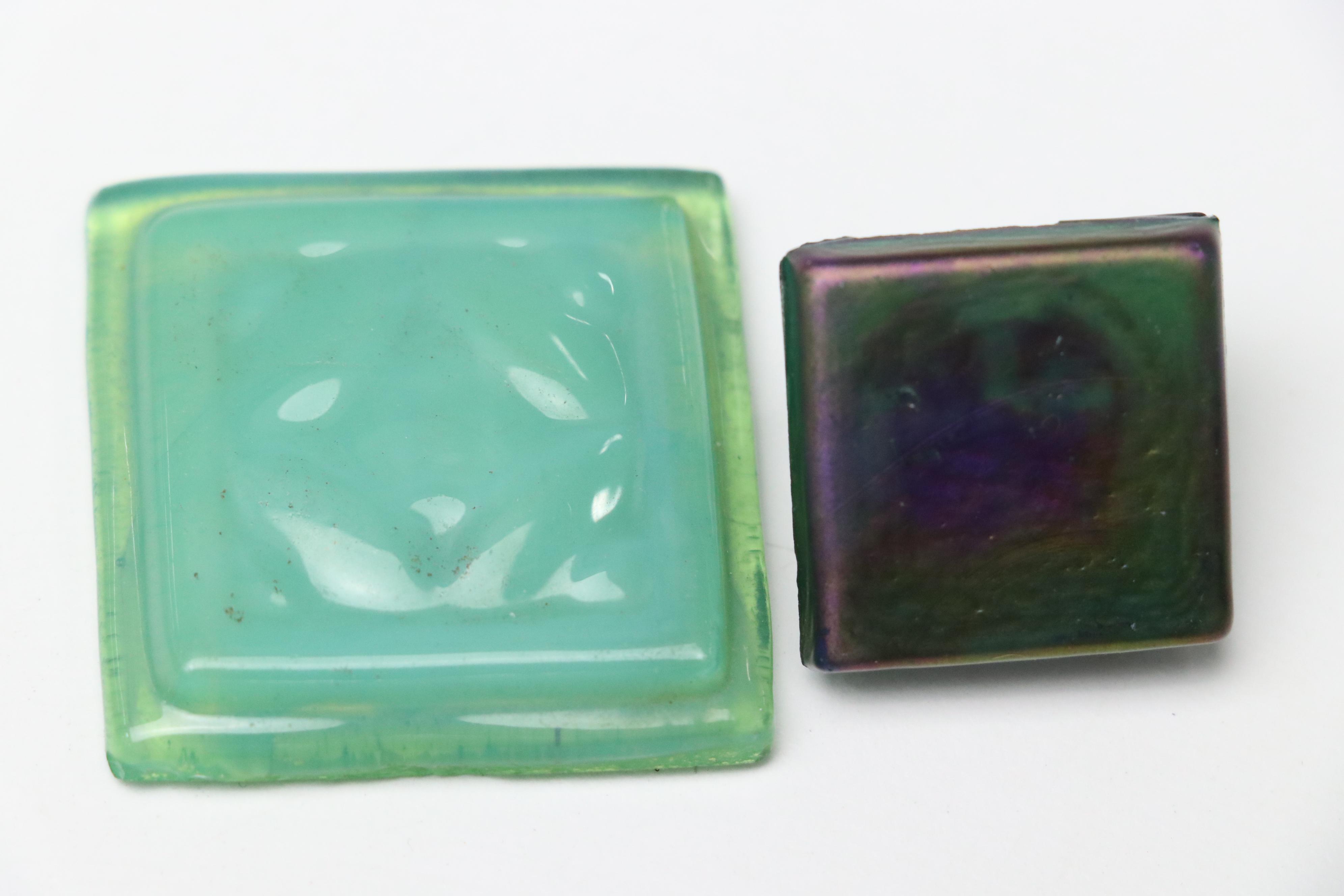 Tiffany Studios Favrile Glass Tiles, Early 20th Century