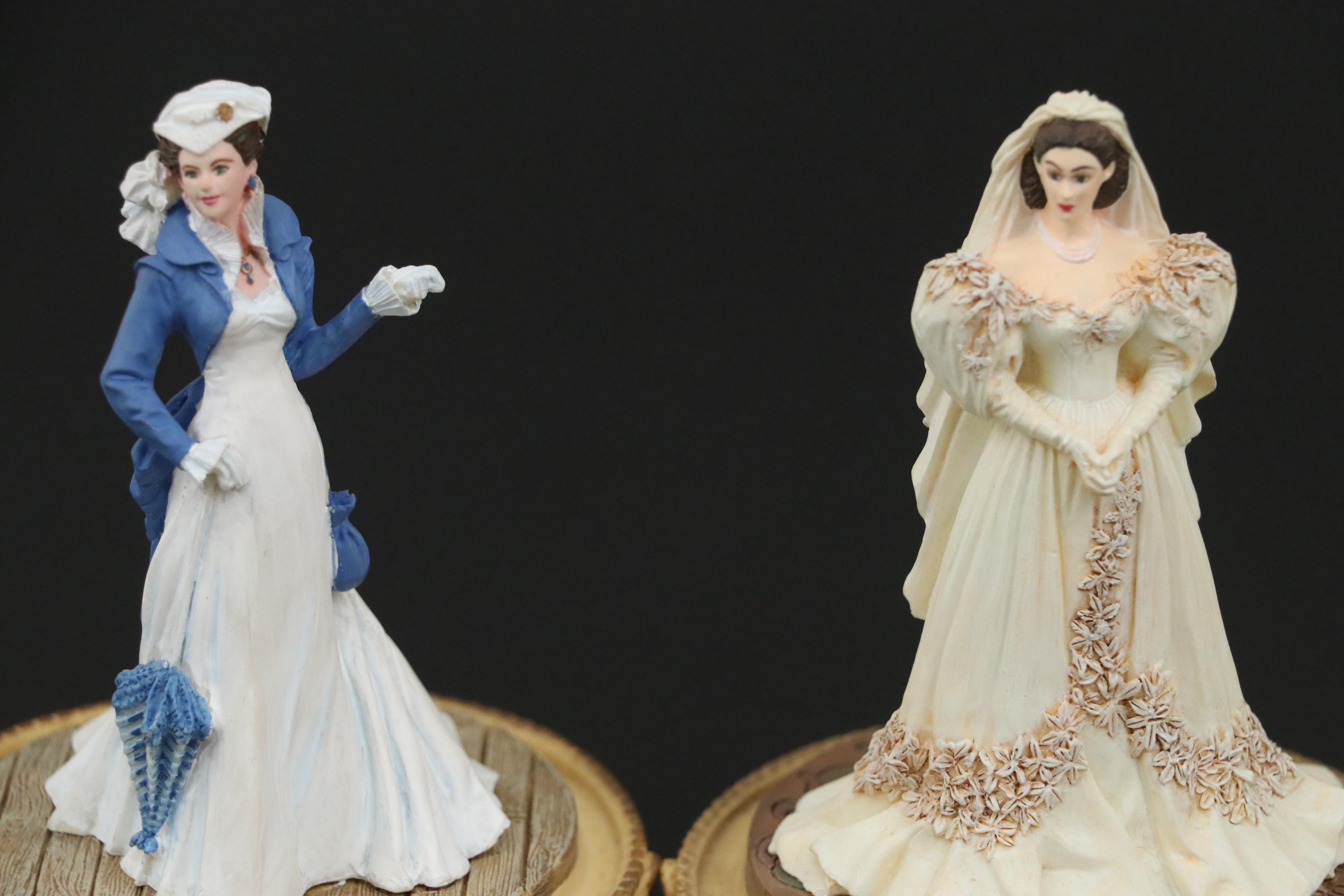 "Gone With The Wind" Scarlett O'Hara Limited Edition Figurines, 1990s