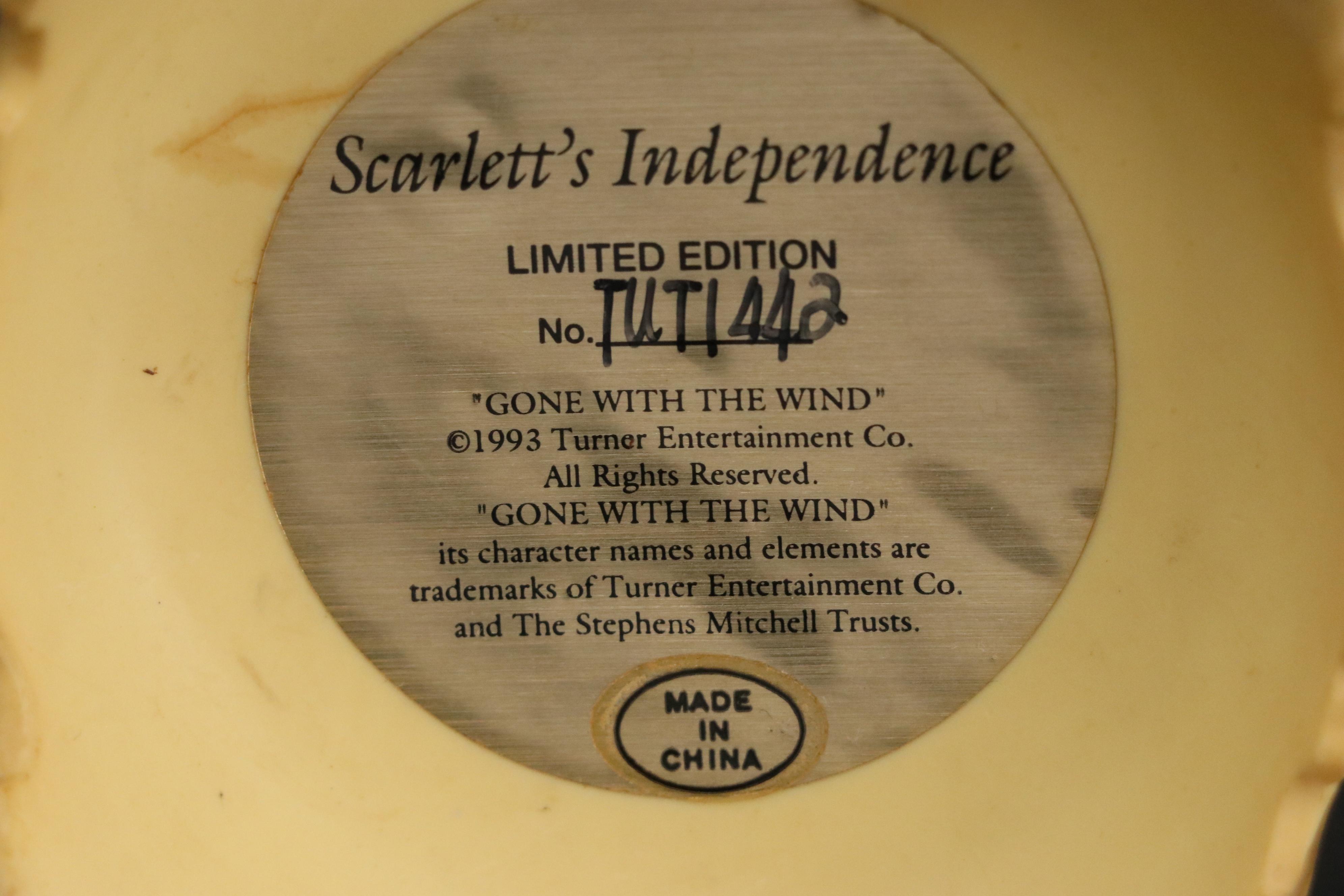 "Gone With The Wind" Scarlett O'Hara Limited Edition Figurines, 1990s