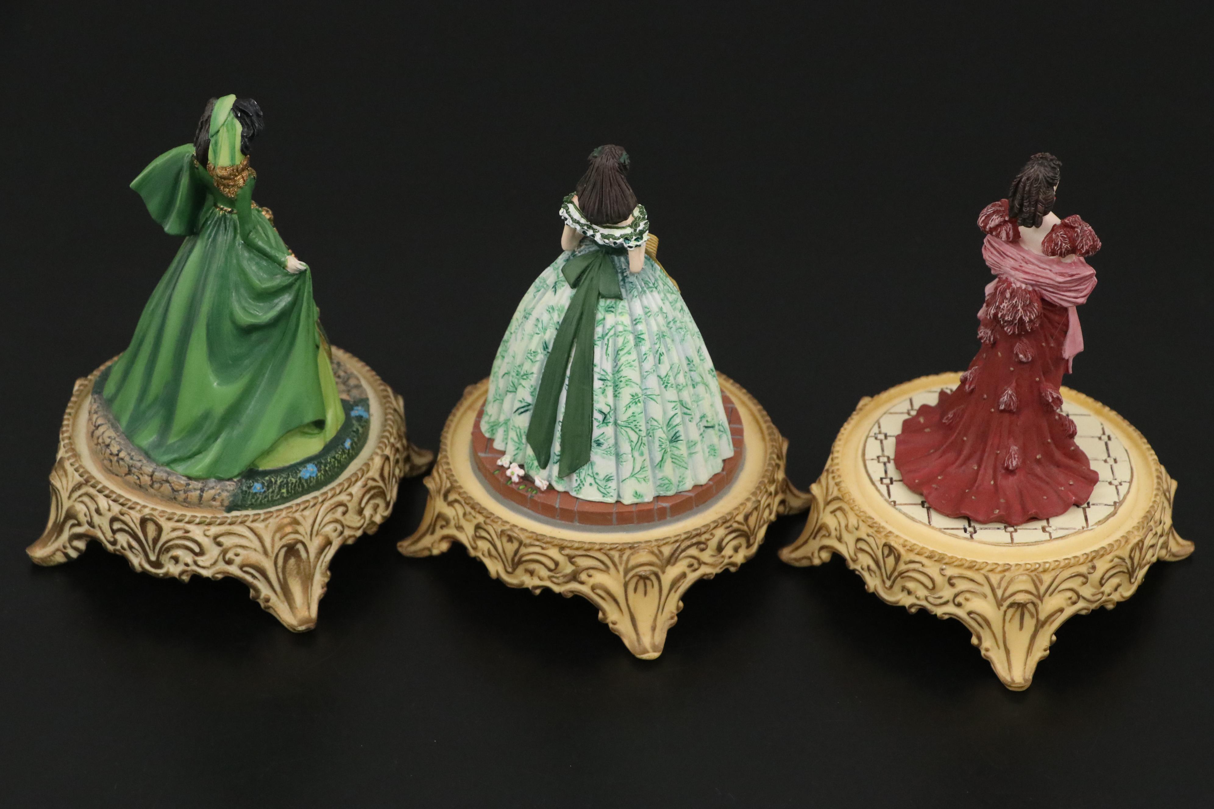 "Gone With The Wind" Scarlett O'Hara Limited Edition Figurines, 1990s