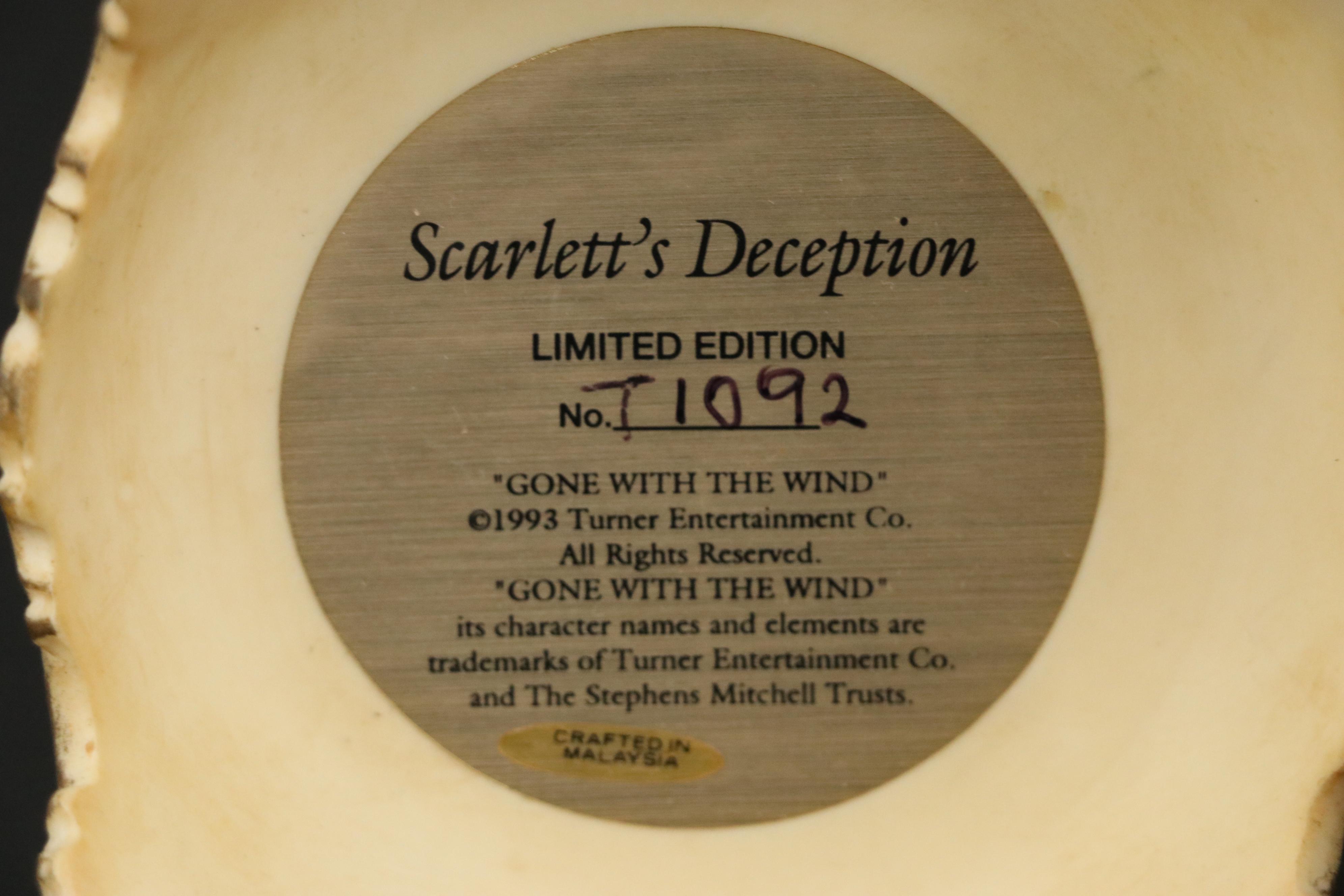 "Gone With The Wind" Scarlett O'Hara Limited Edition Figurines, 1990s