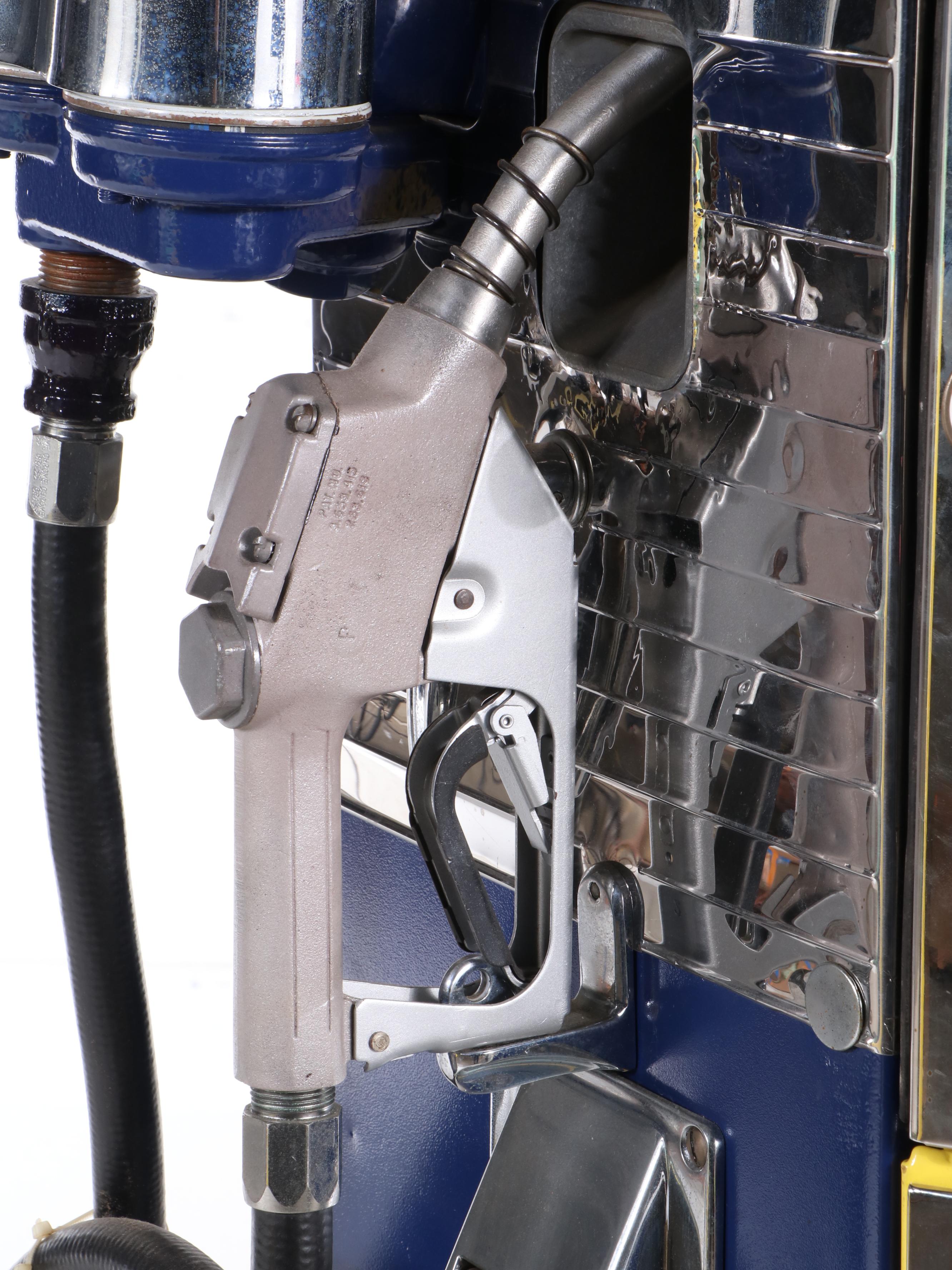 Wayne Blend-O-Matic Blue Sunoco Gas Pump, Mid-20th Century