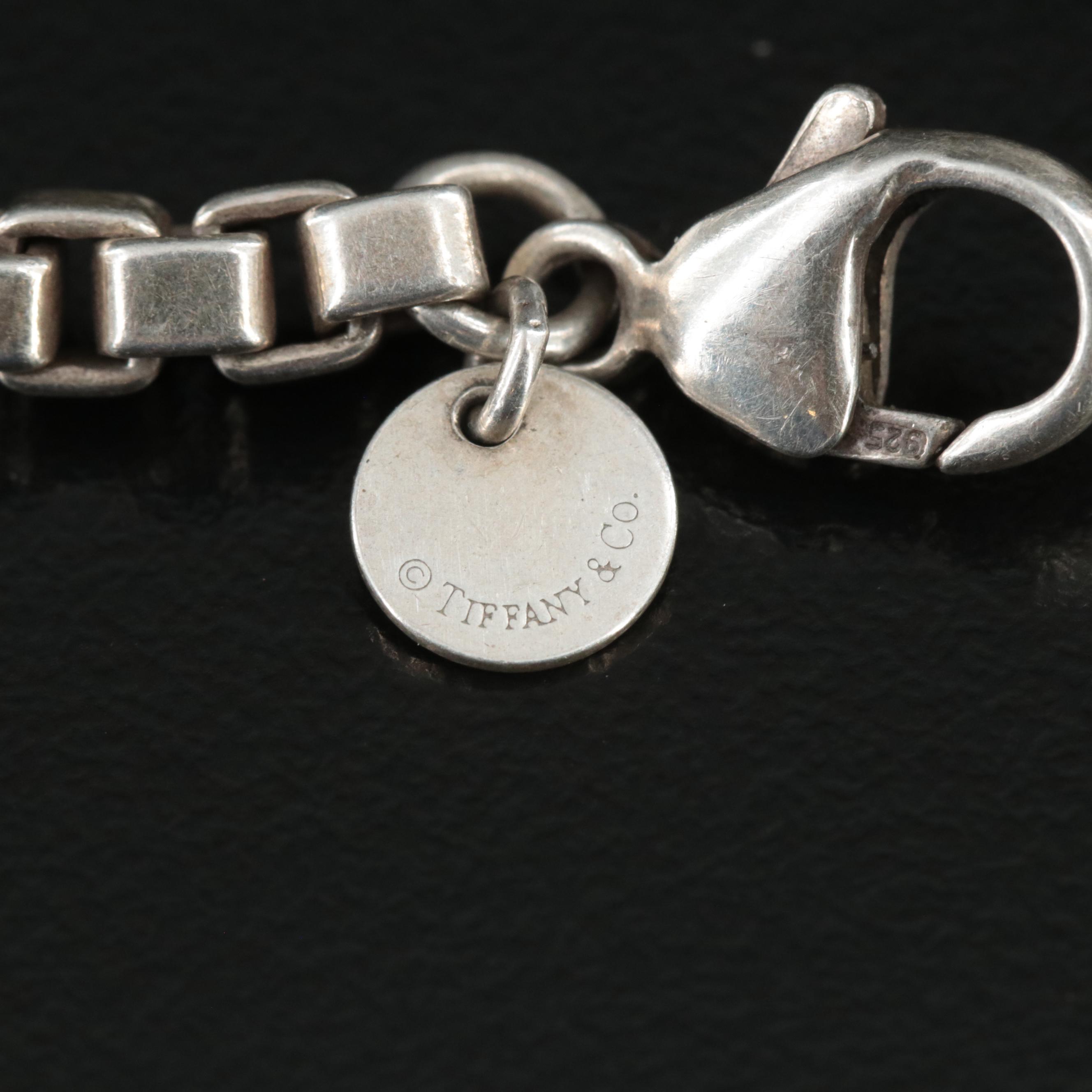 Tiffany & Co. Sterling Venetian Box Link Bracelet