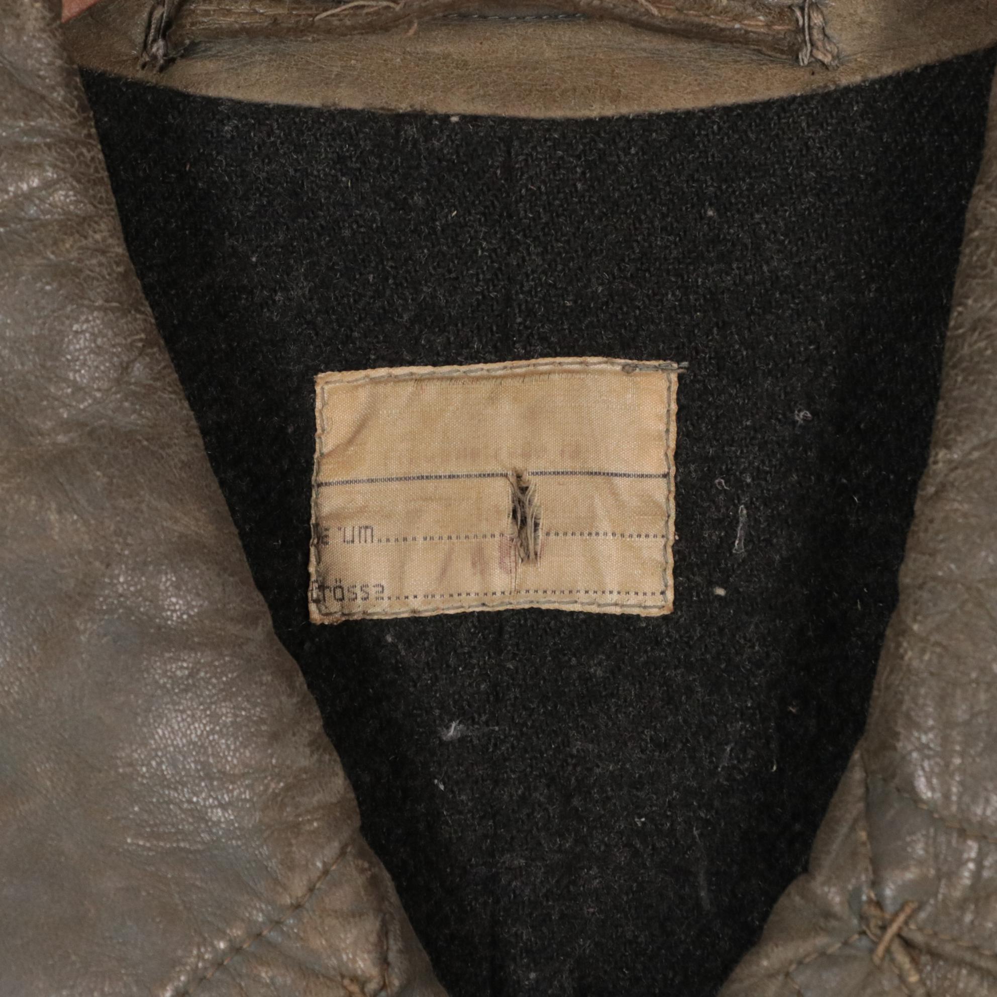 Cold War Era East German Volksmarine Dress Uniforms and Leather Coat