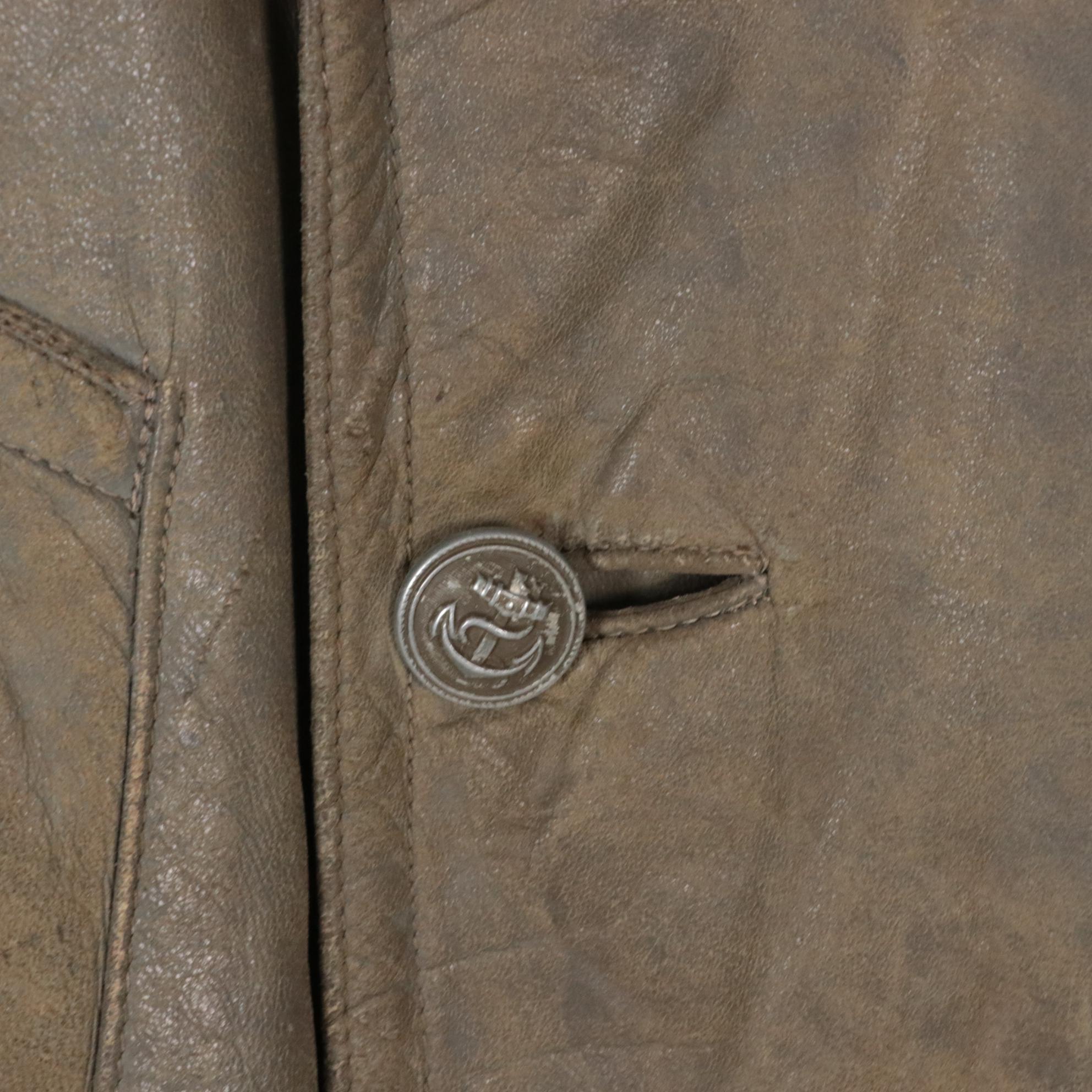 Cold War Era East German Volksmarine Dress Uniforms and Leather Coat