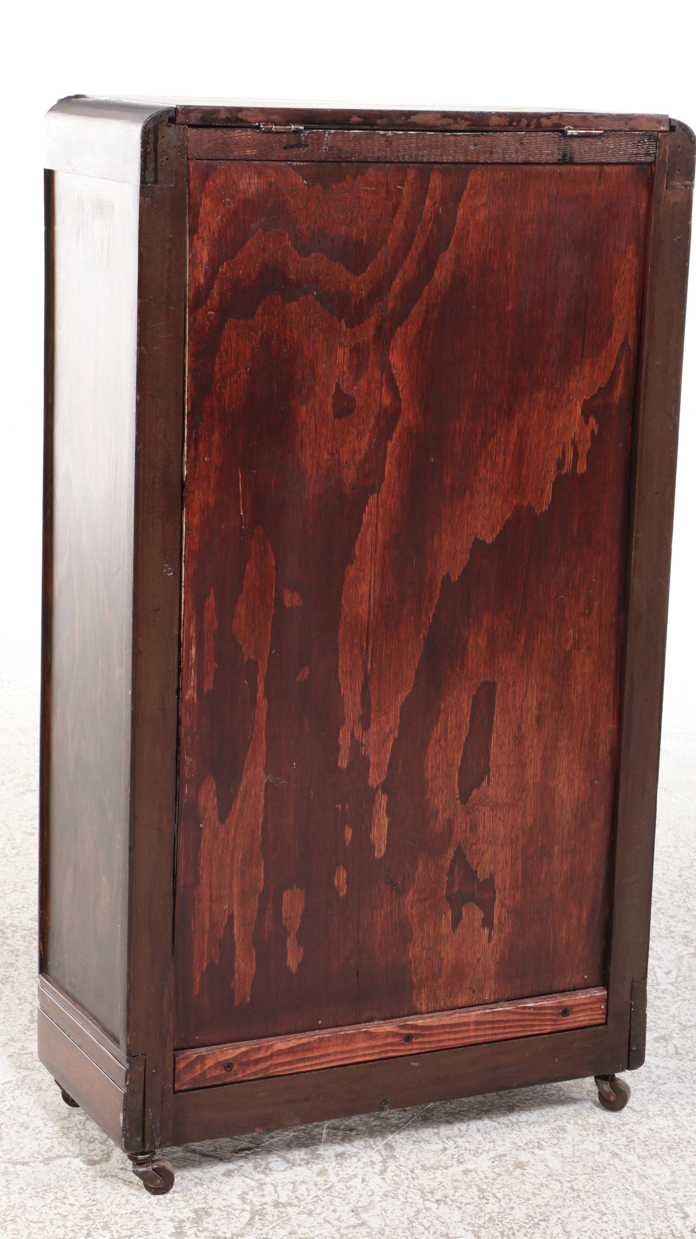 Philco Art Deco Console Radio Converted Cabinet, Early 20th Century