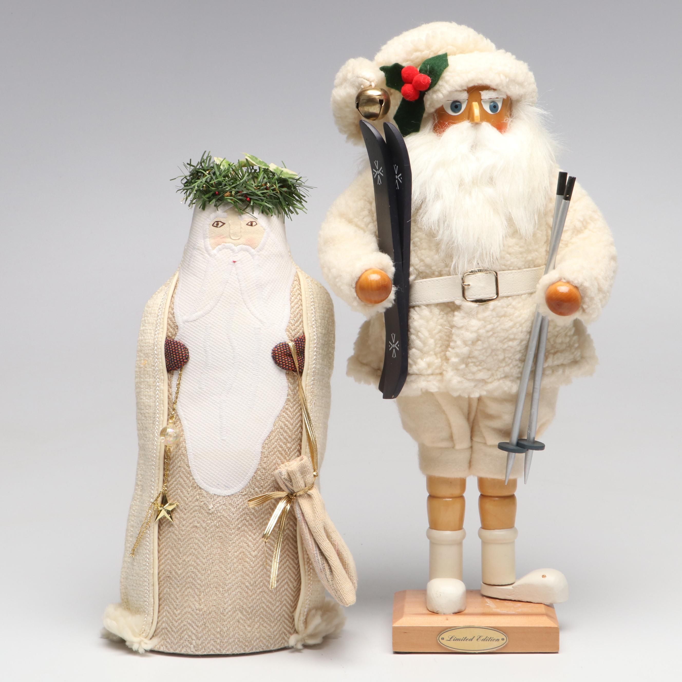 Grandeur Noel Nutcracker and Other Santa Figurine