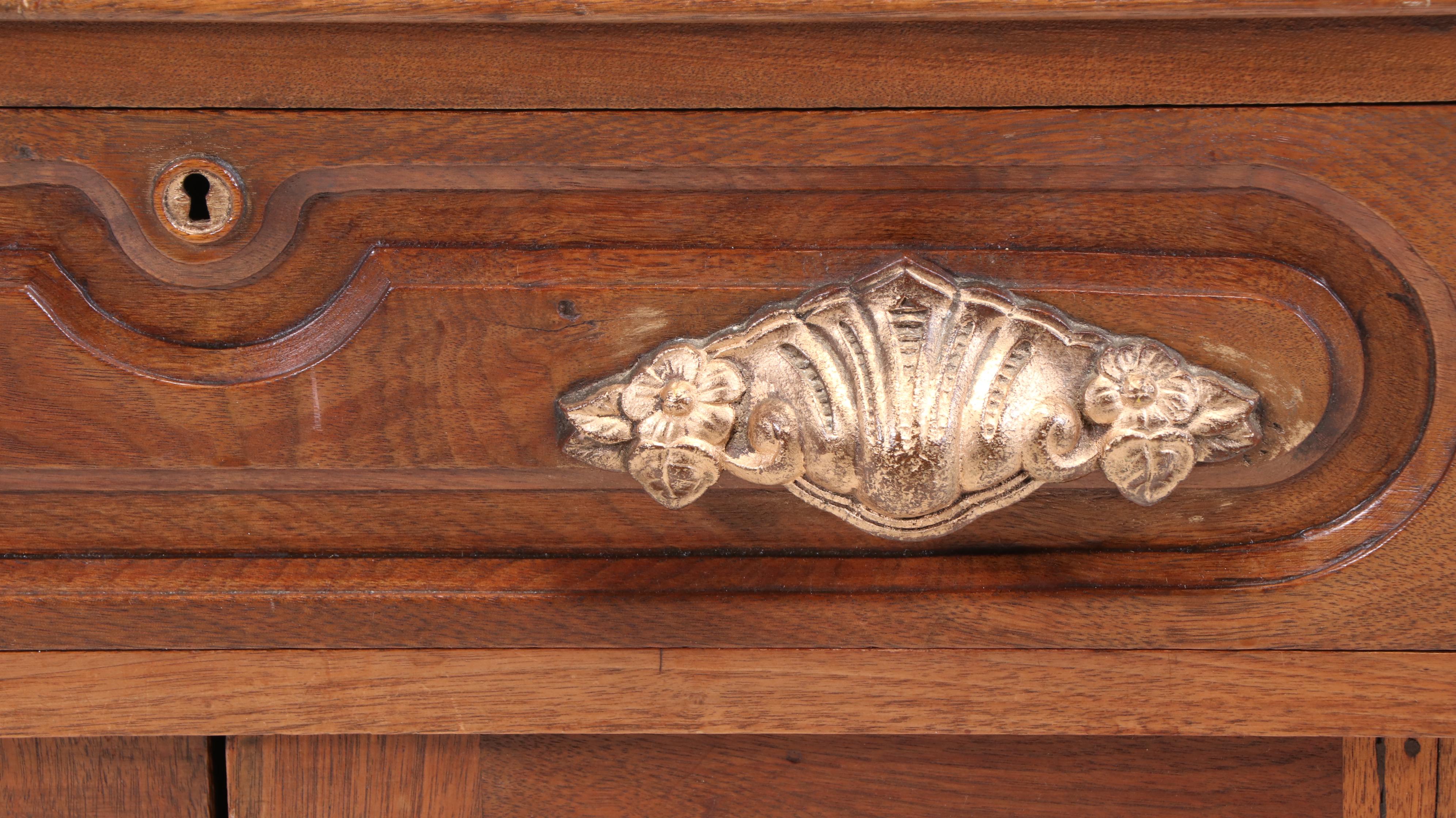 Victorian ParcelGilt Walnut Washstand, Late 19th/Early 20th Century