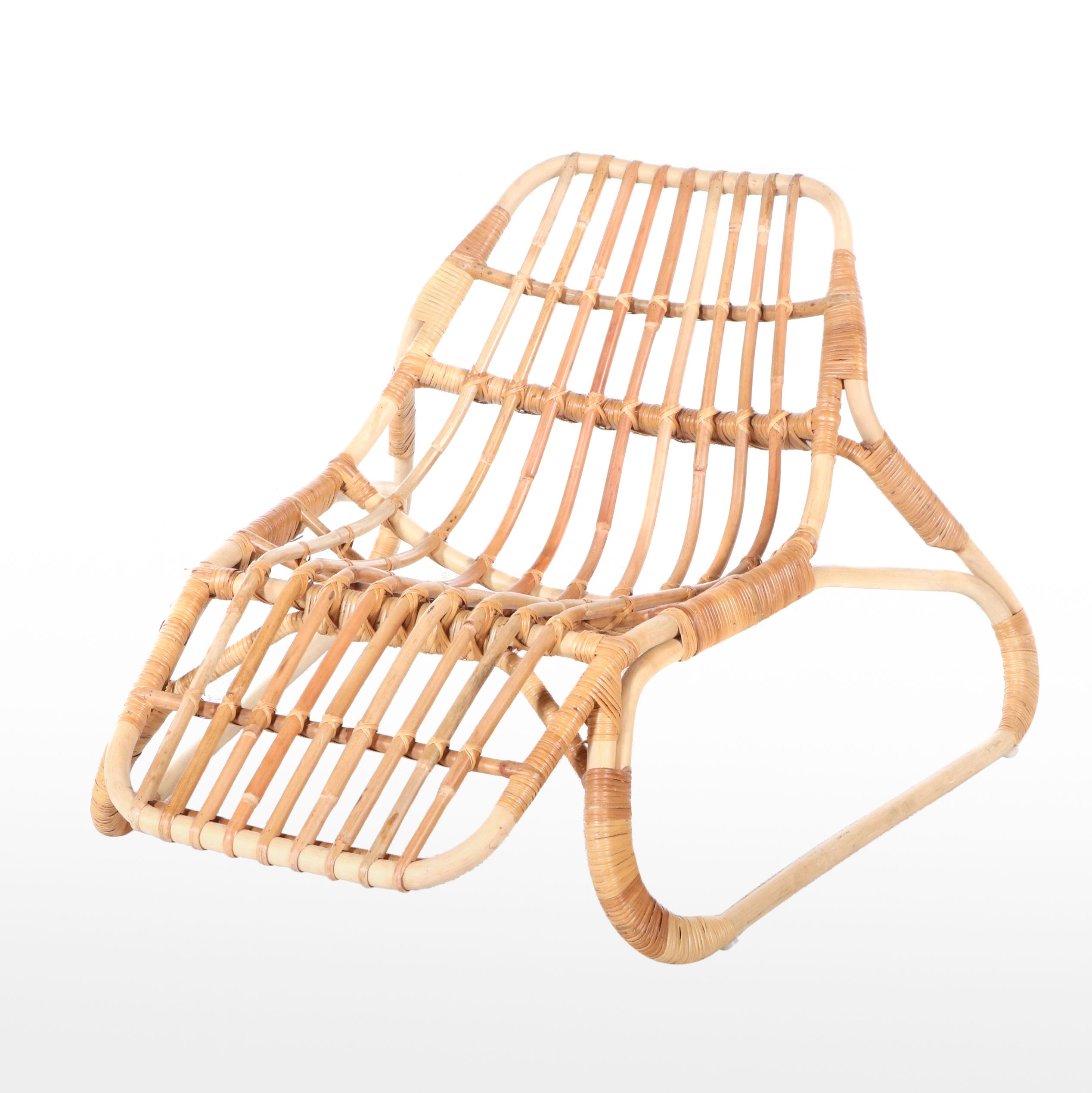 IKEA Rattan Lounge Chair