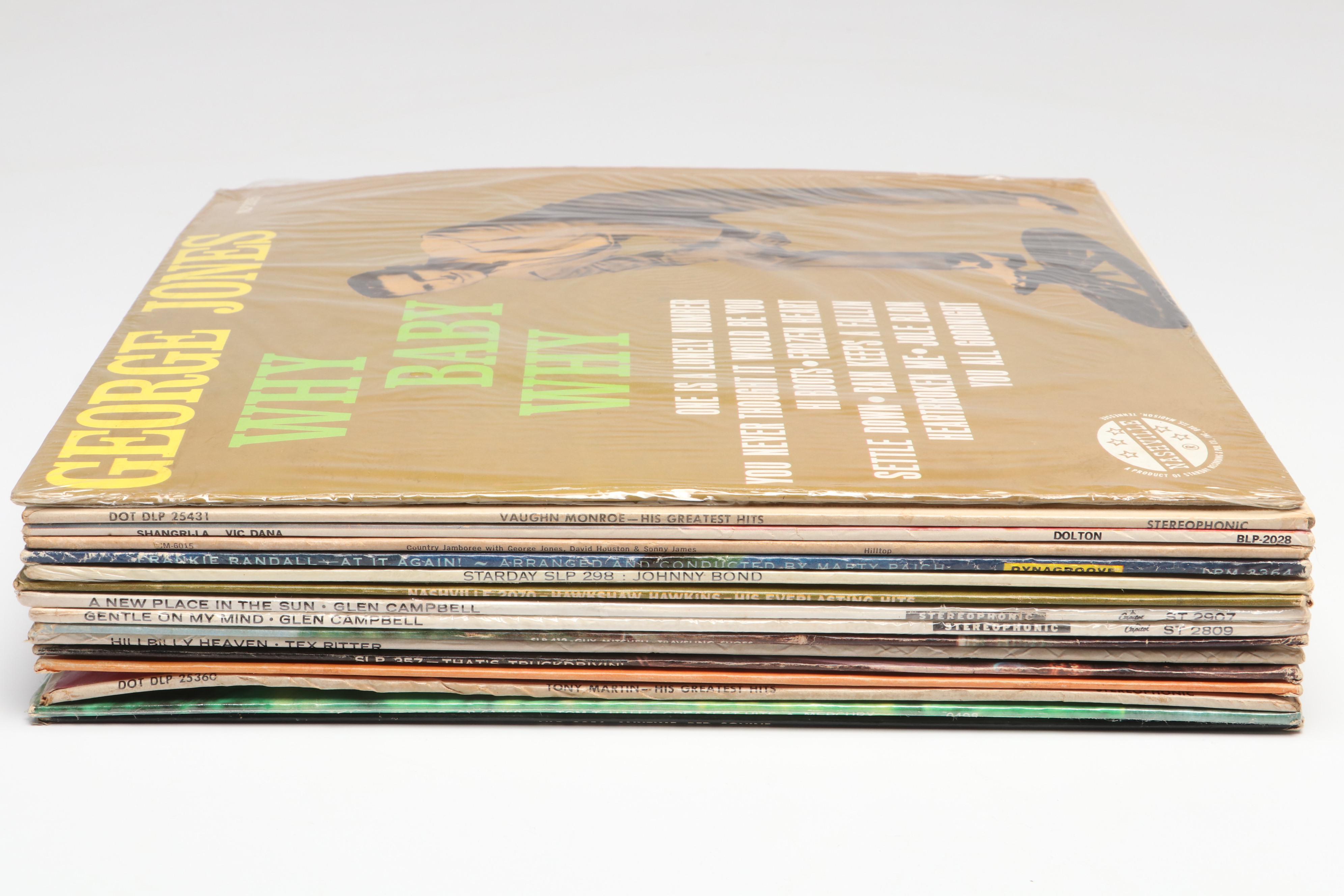 The Willis Brothers, Frankie Randall, Tex Ritter, and More Vinyl Records