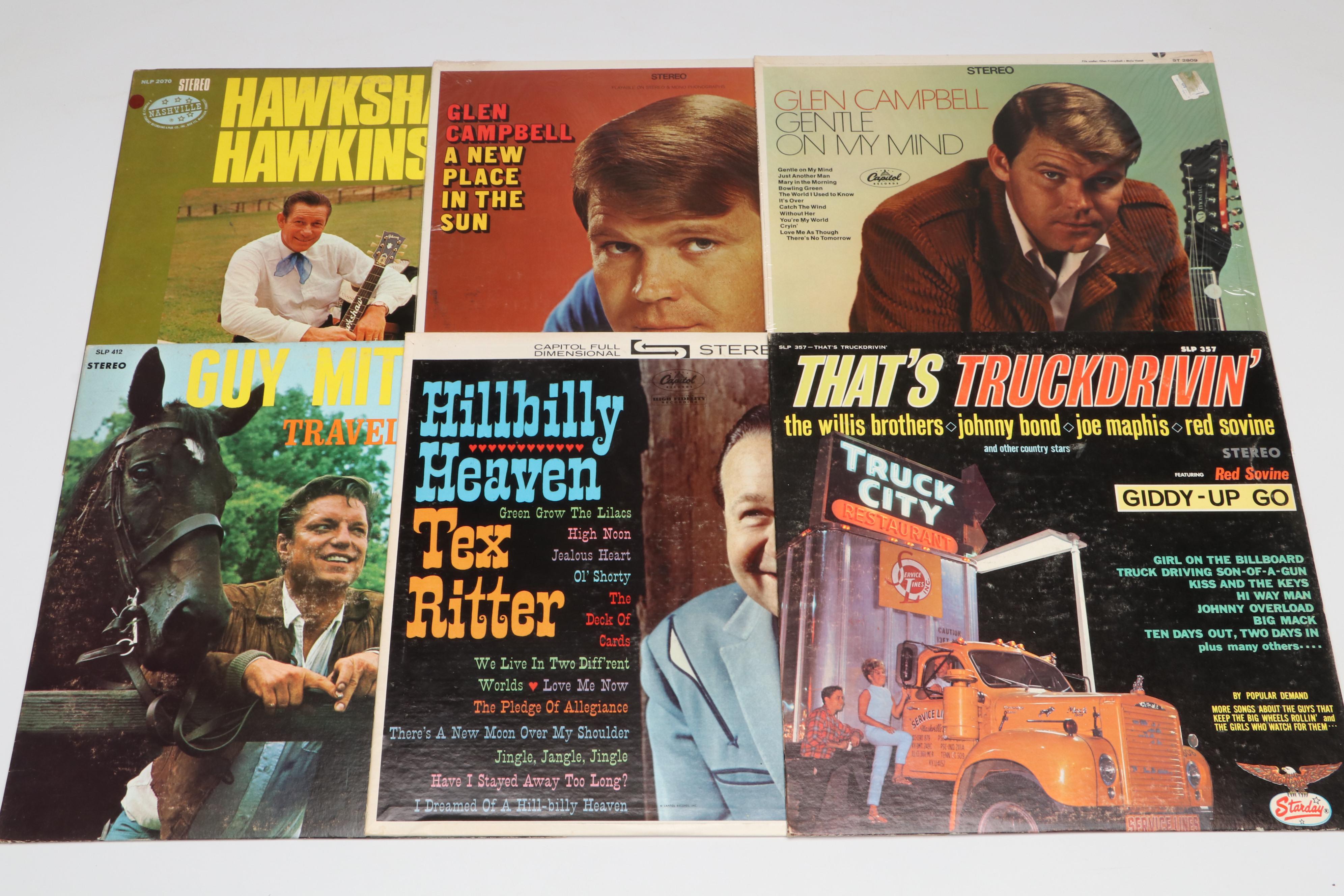 The Willis Brothers, Frankie Randall, Tex Ritter, and More Vinyl Records