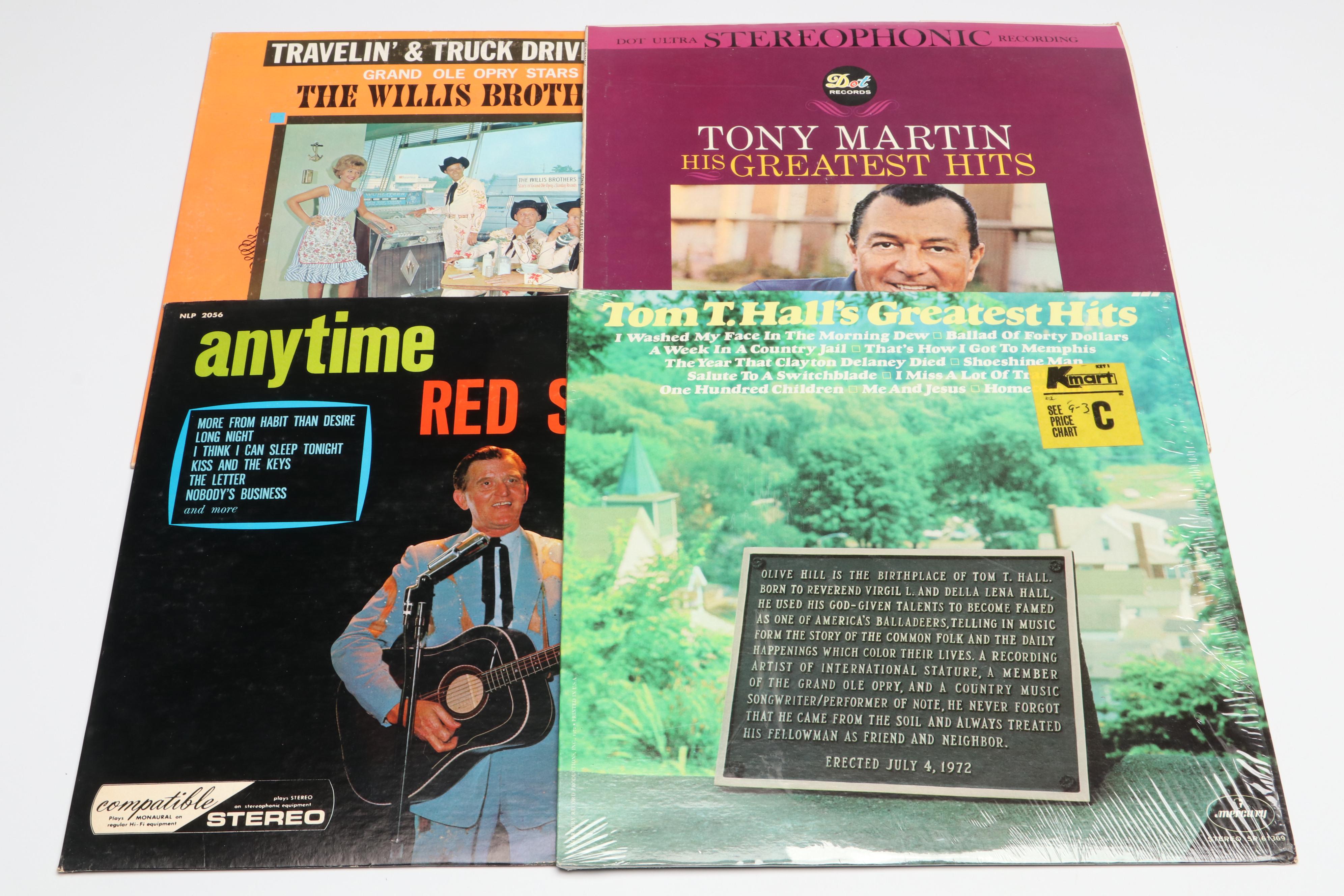 The Willis Brothers, Frankie Randall, Tex Ritter, and More Vinyl Records