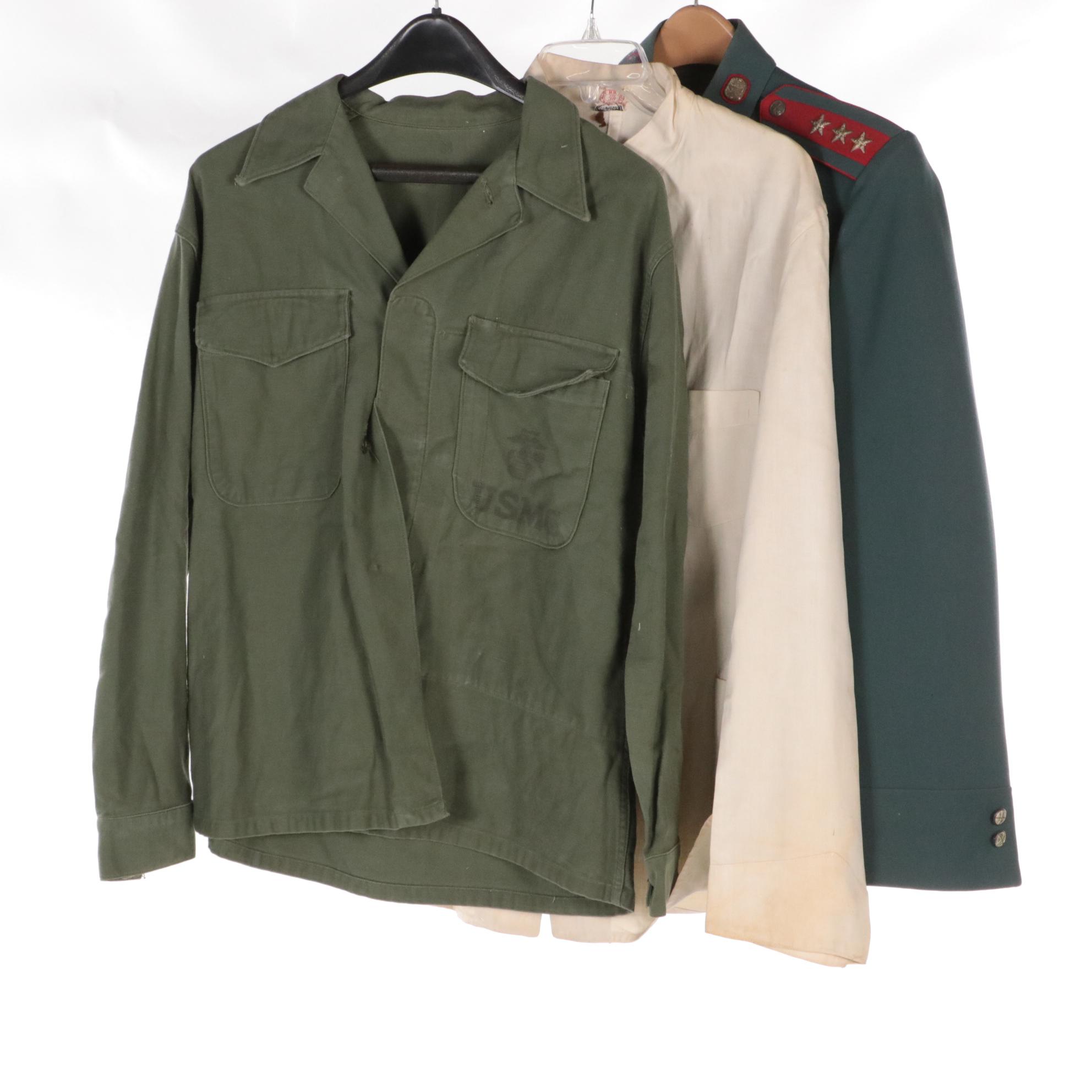 Czechoslovak People's Army Uniform Jacket, US Army Coat, Ohio Nat. Guard Jacket