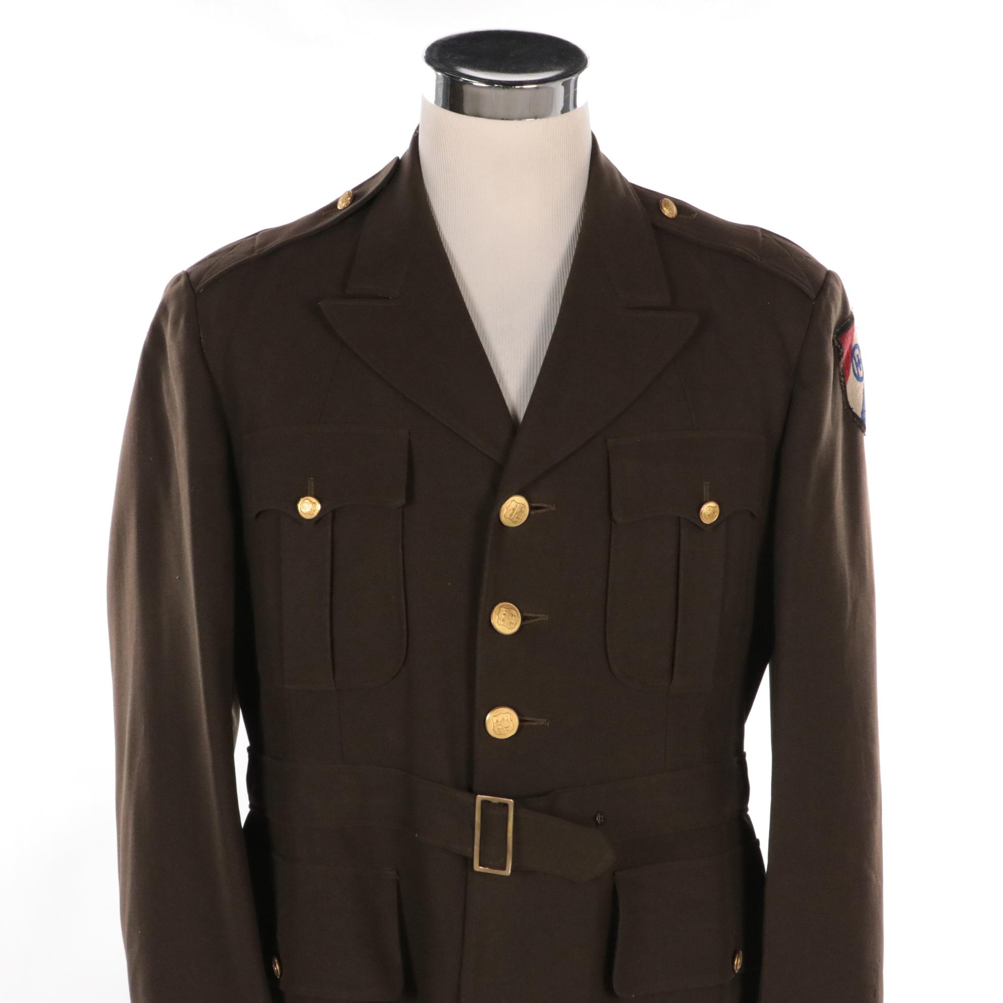 Czechoslovak People's Army Uniform Jacket, US Army Coat, Ohio Nat. Guard Jacket