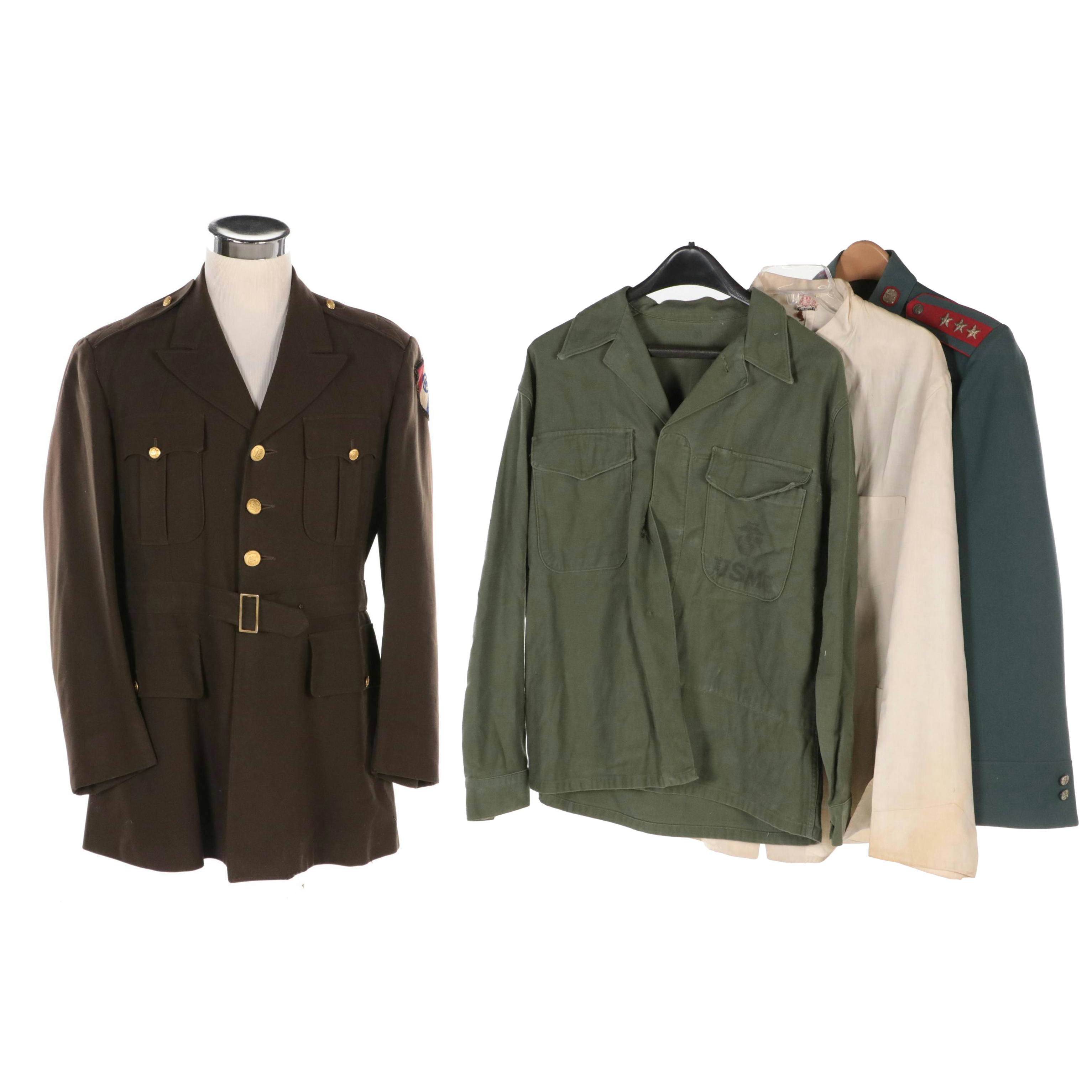 Czechoslovak People's Army Uniform Jacket, US Army Coat, Ohio Nat. Guard Jacket