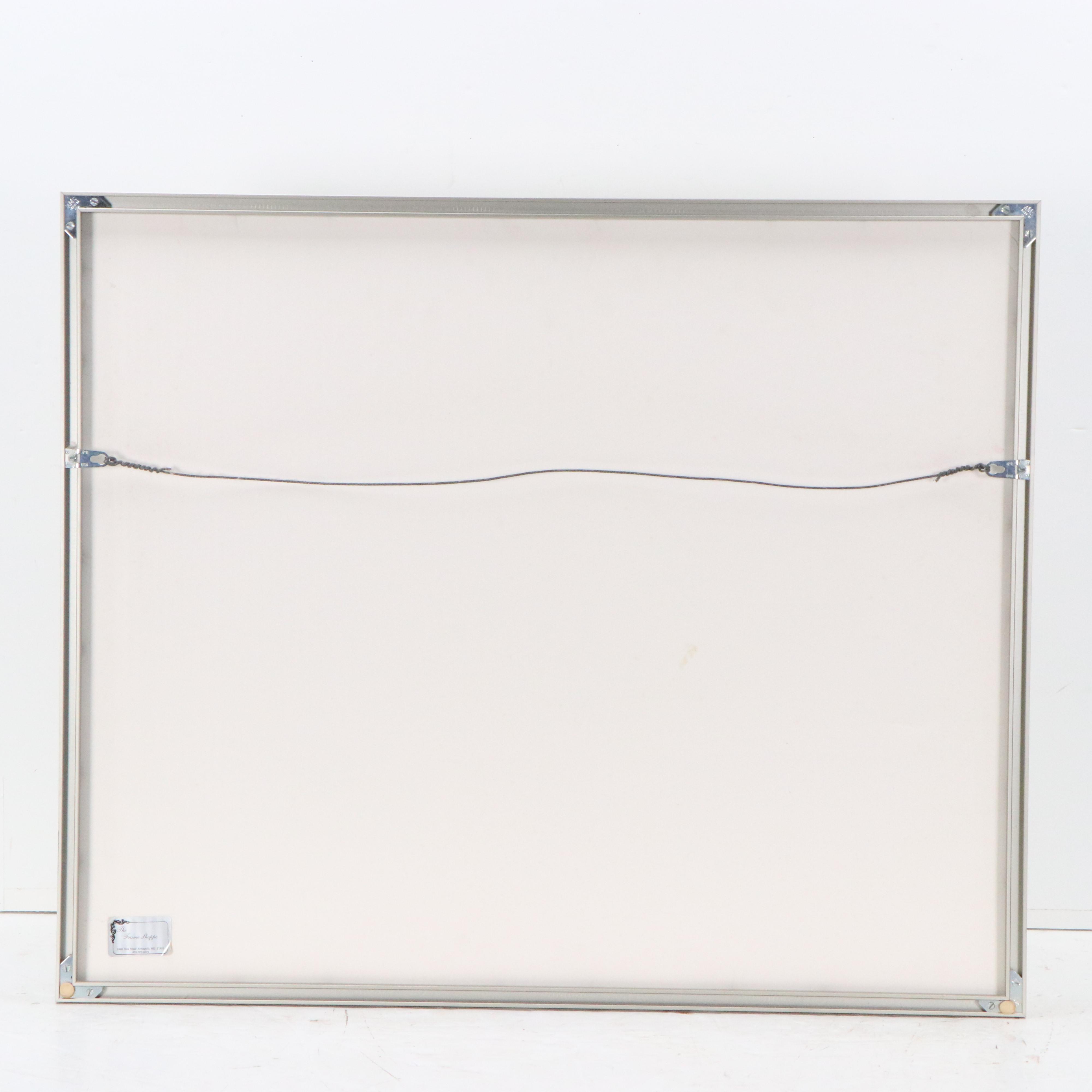 Alfred Birdsey Watercolor Painting of Coastal Gulf Scene