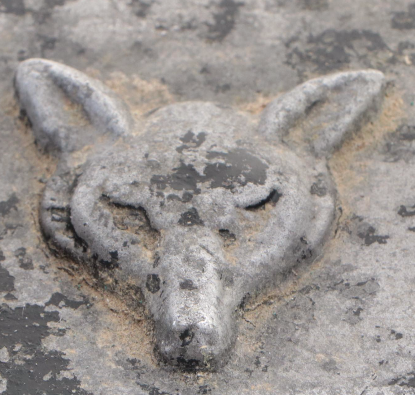 Cast Iron Horse Sculpture in Black, 20th Century