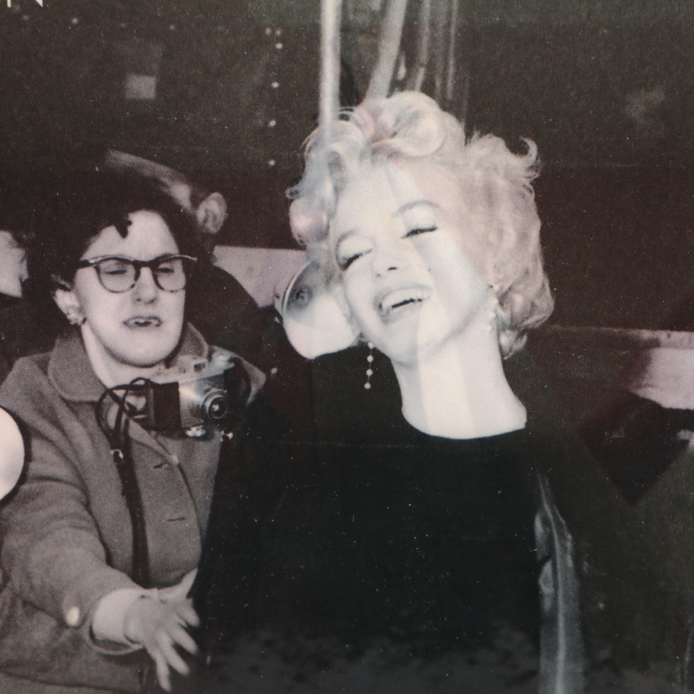 E. Fashion Magazine Page of Marilyn Monroe Boarding Airplane