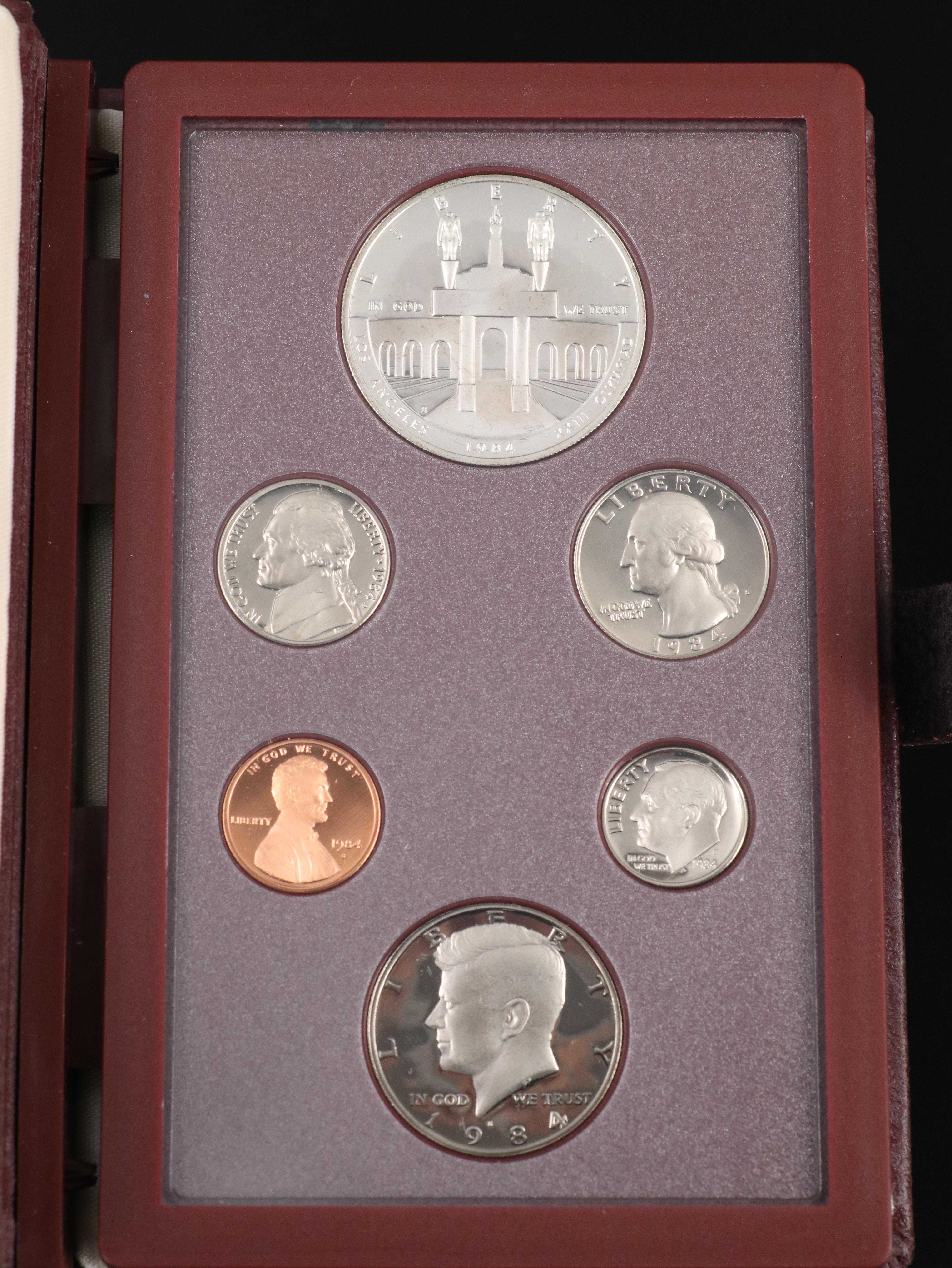 Five Different United States Prestige Mint Sets Including 1990
