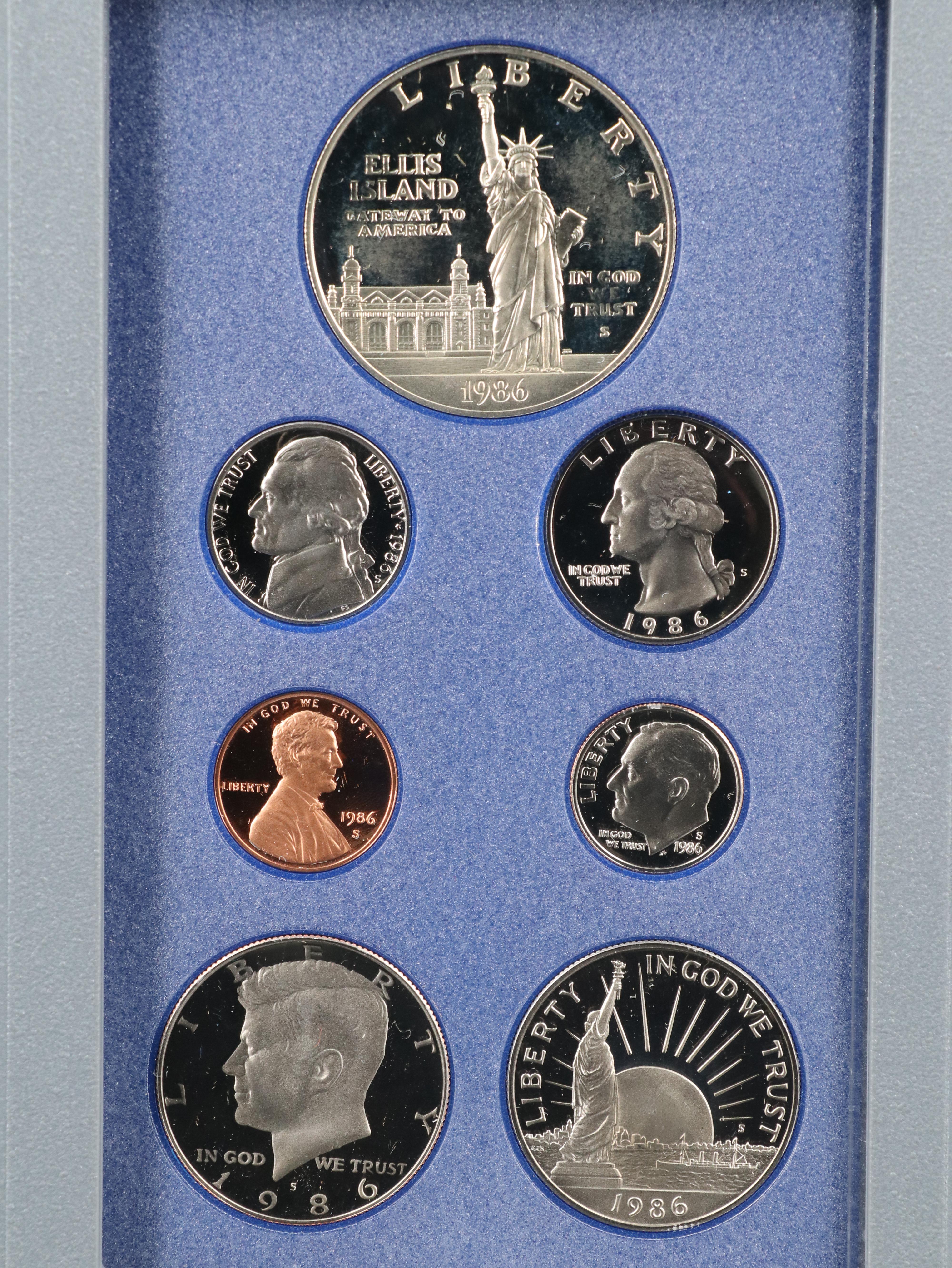 Five Different United States Prestige Mint Sets Including 1990