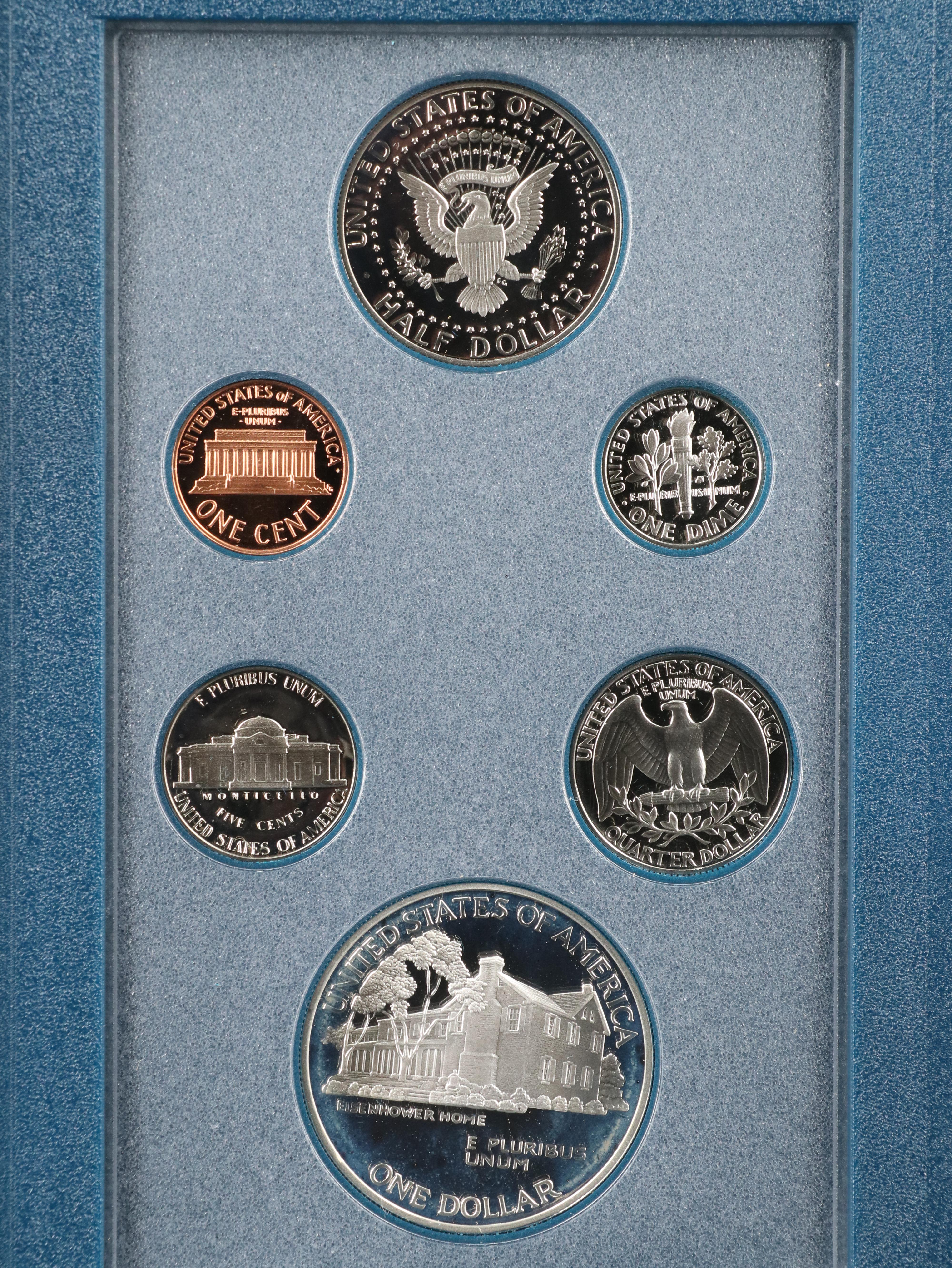 Five Different United States Prestige Mint Sets Including 1990