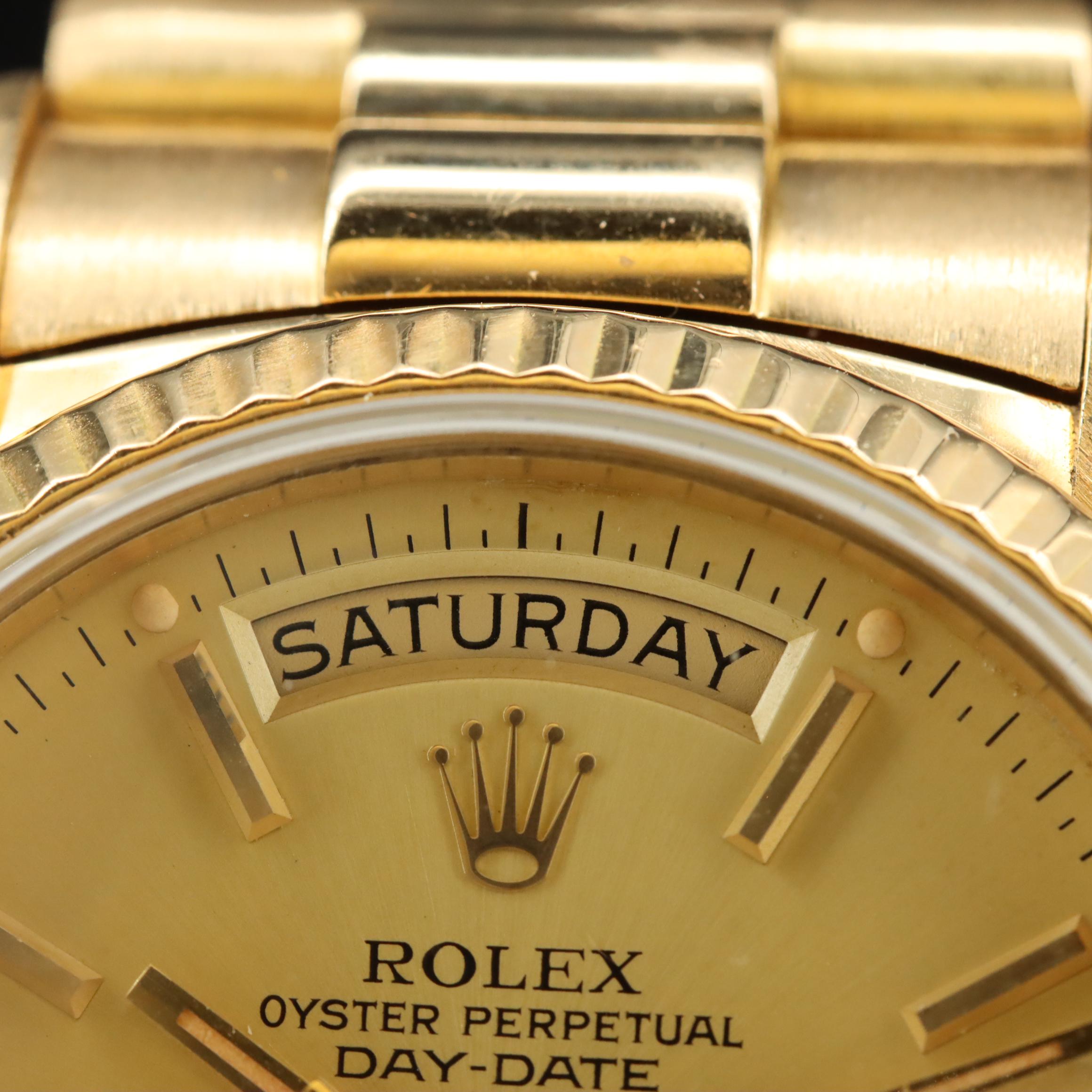 Rolex Day-Date 18078 18K Gold Automatic Watch