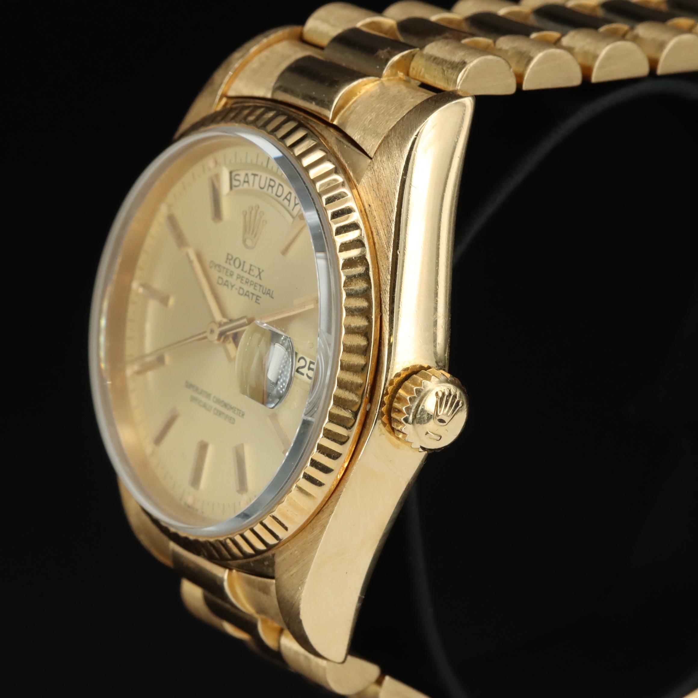 Rolex Day-Date 18078 18K Gold Automatic Watch