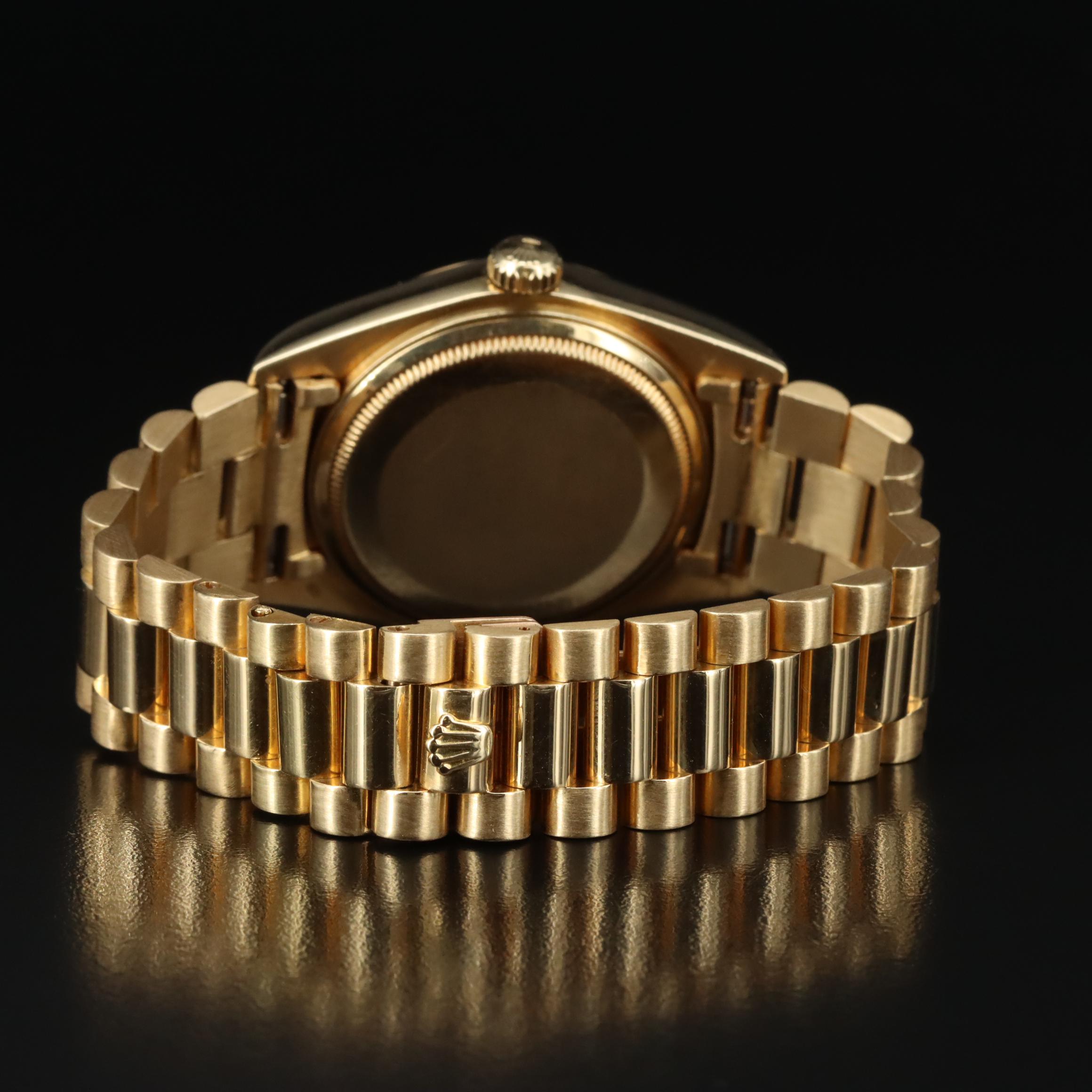 Rolex Day-Date 18078 18K Gold Automatic Watch