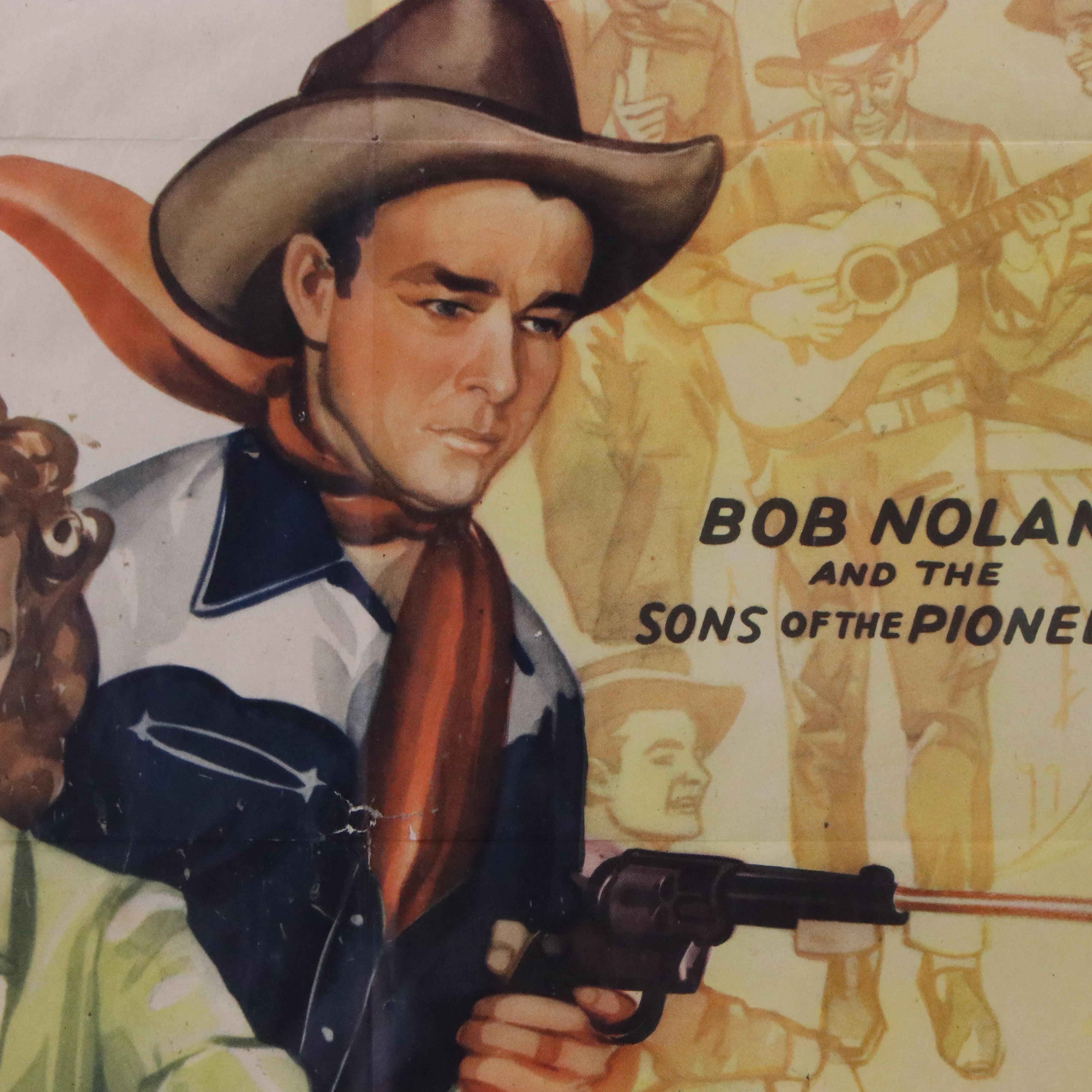 Seriolithograph Roy Rogers Movie Poster "Heart of the Golden West," 1942