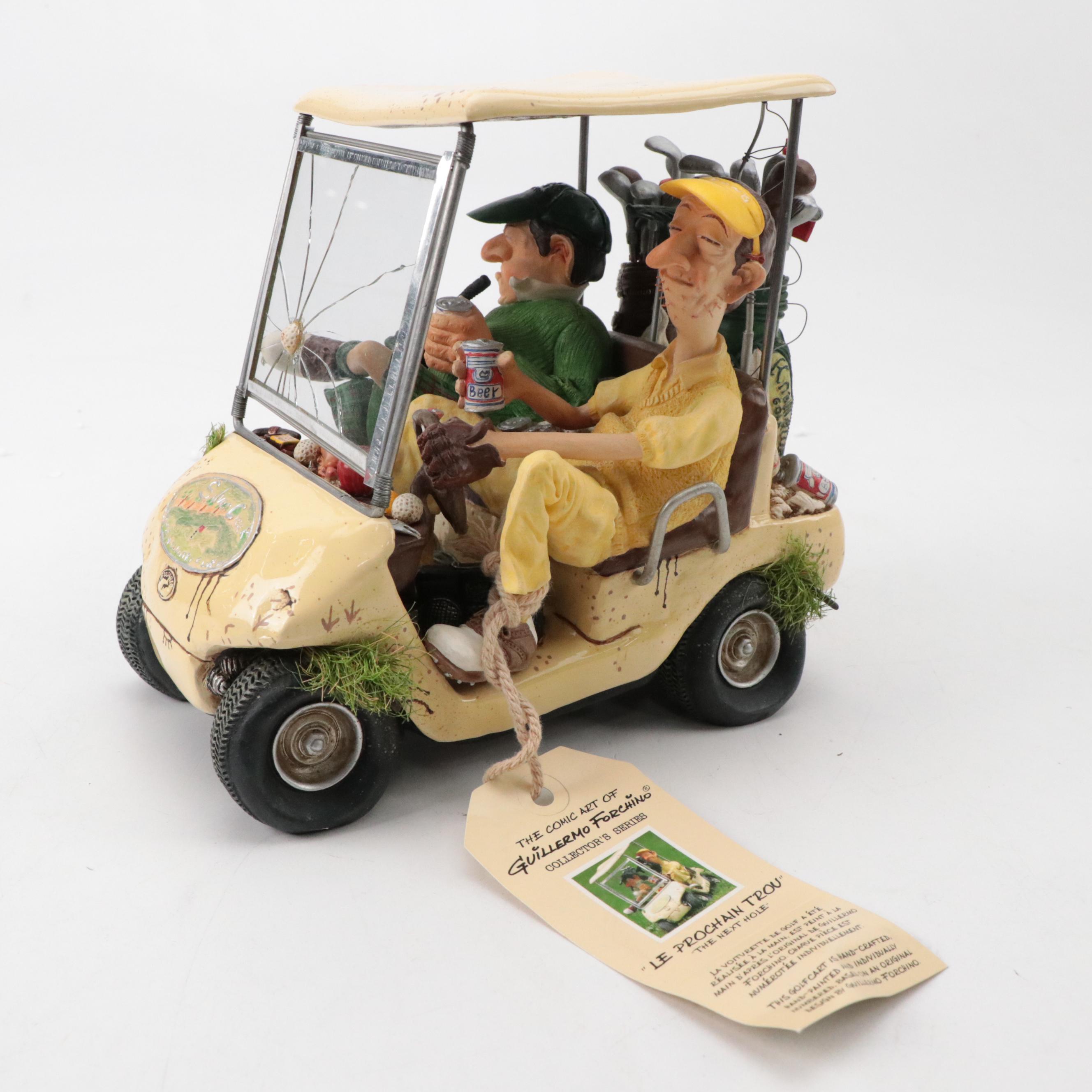 The Comic Art of Guillermo Forchino "The Next Hole" Figurine, 2004