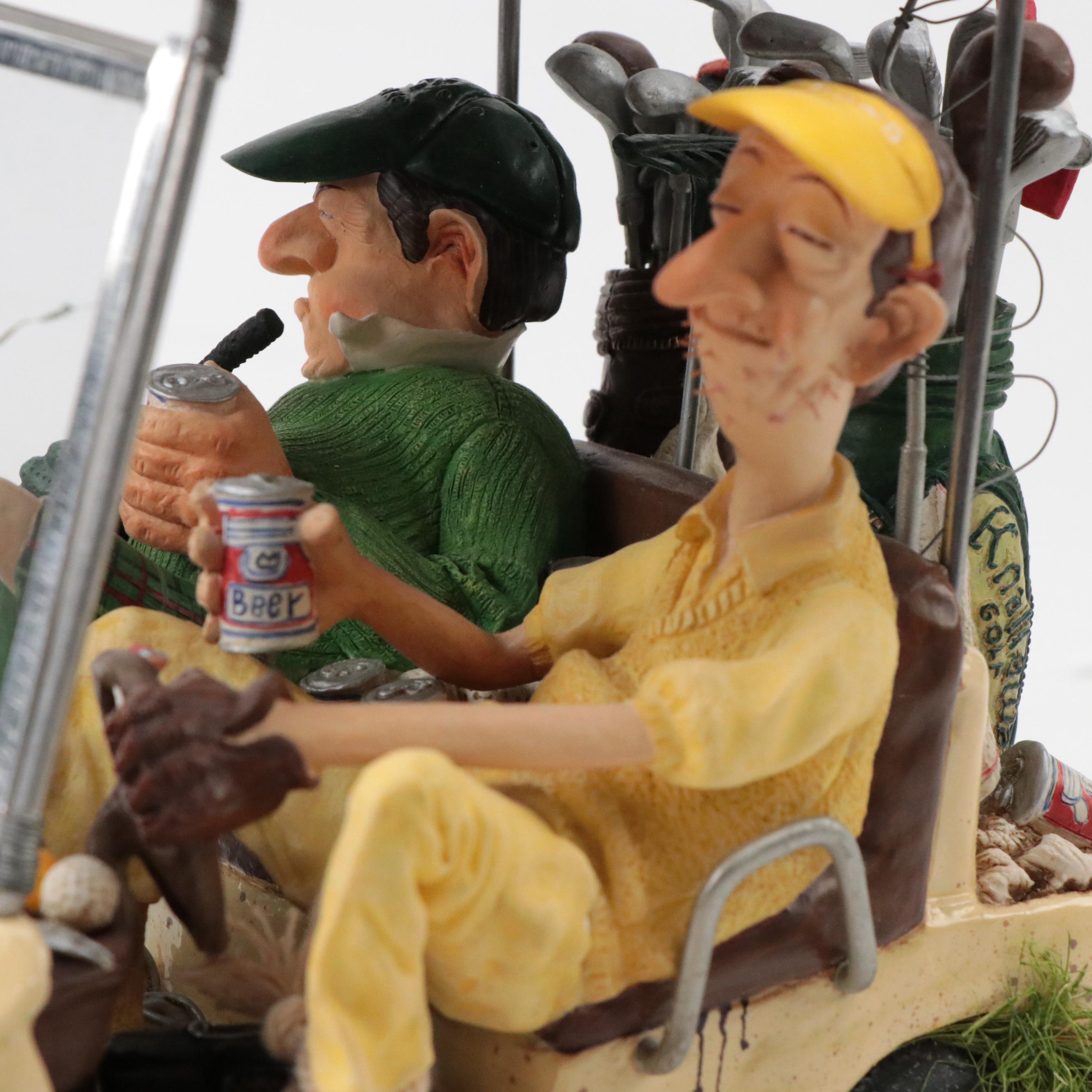 The Comic Art of Guillermo Forchino "The Next Hole" Figurine, 2004