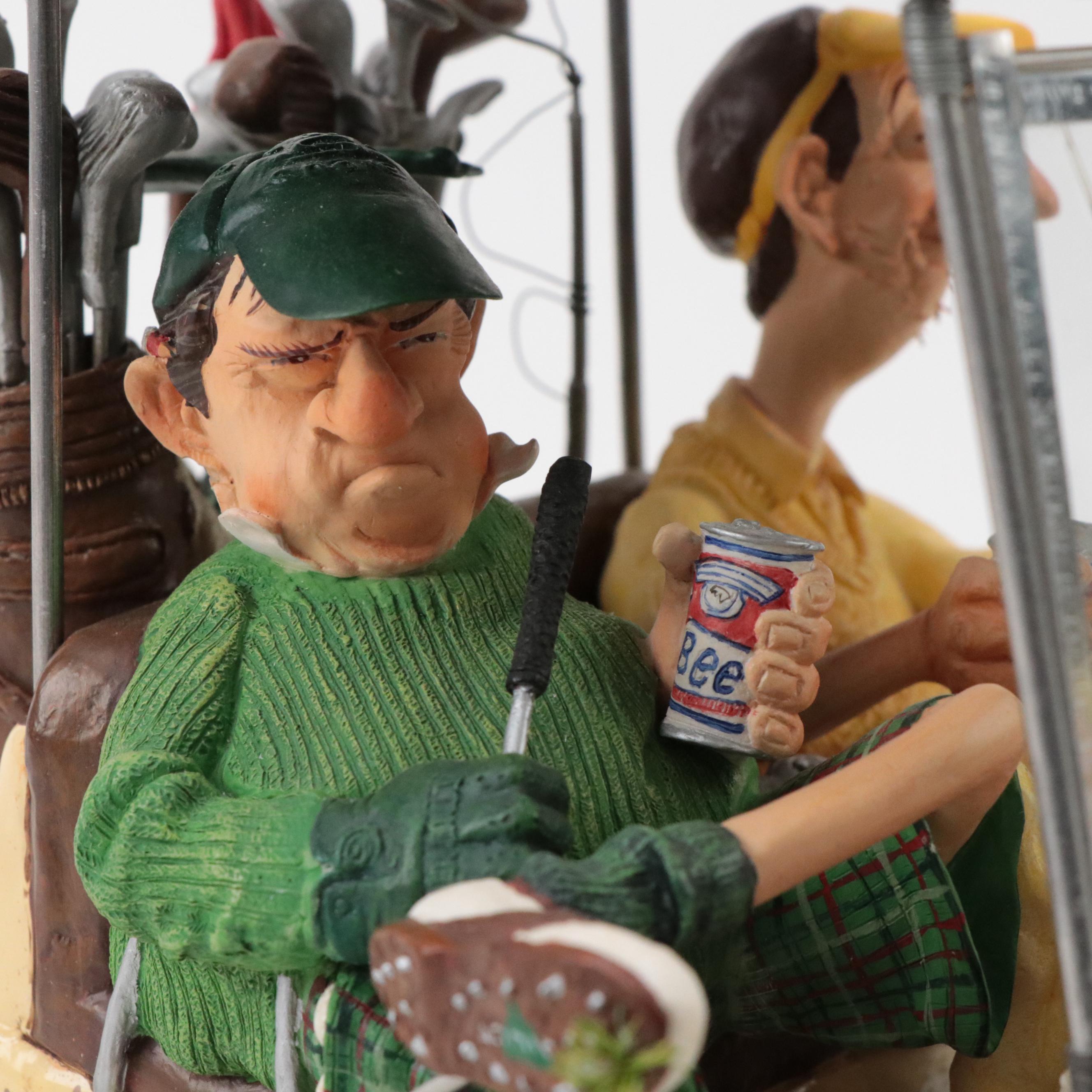 The Comic Art of Guillermo Forchino "The Next Hole" Figurine, 2004