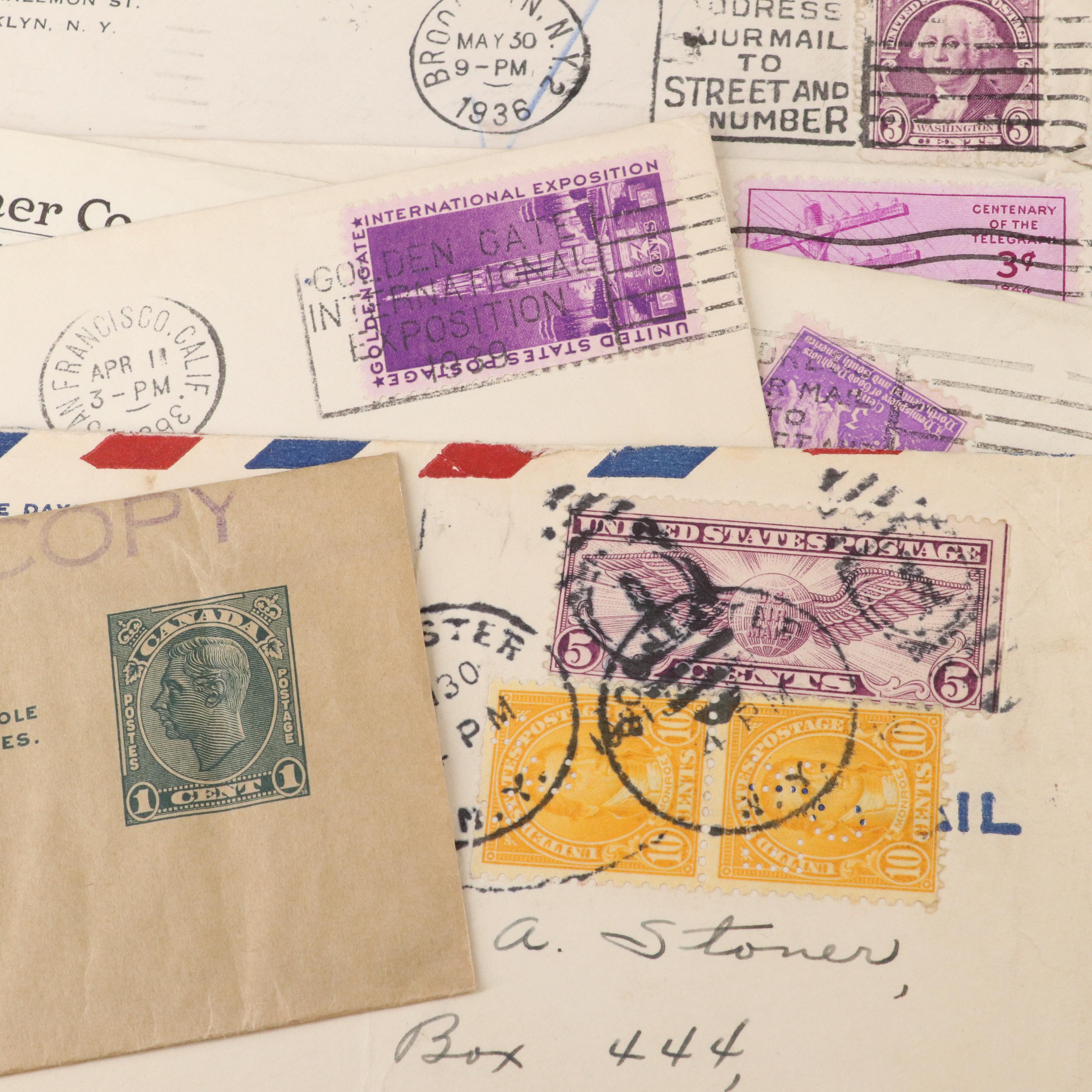 Over 320 U.S. and World Postal Covers