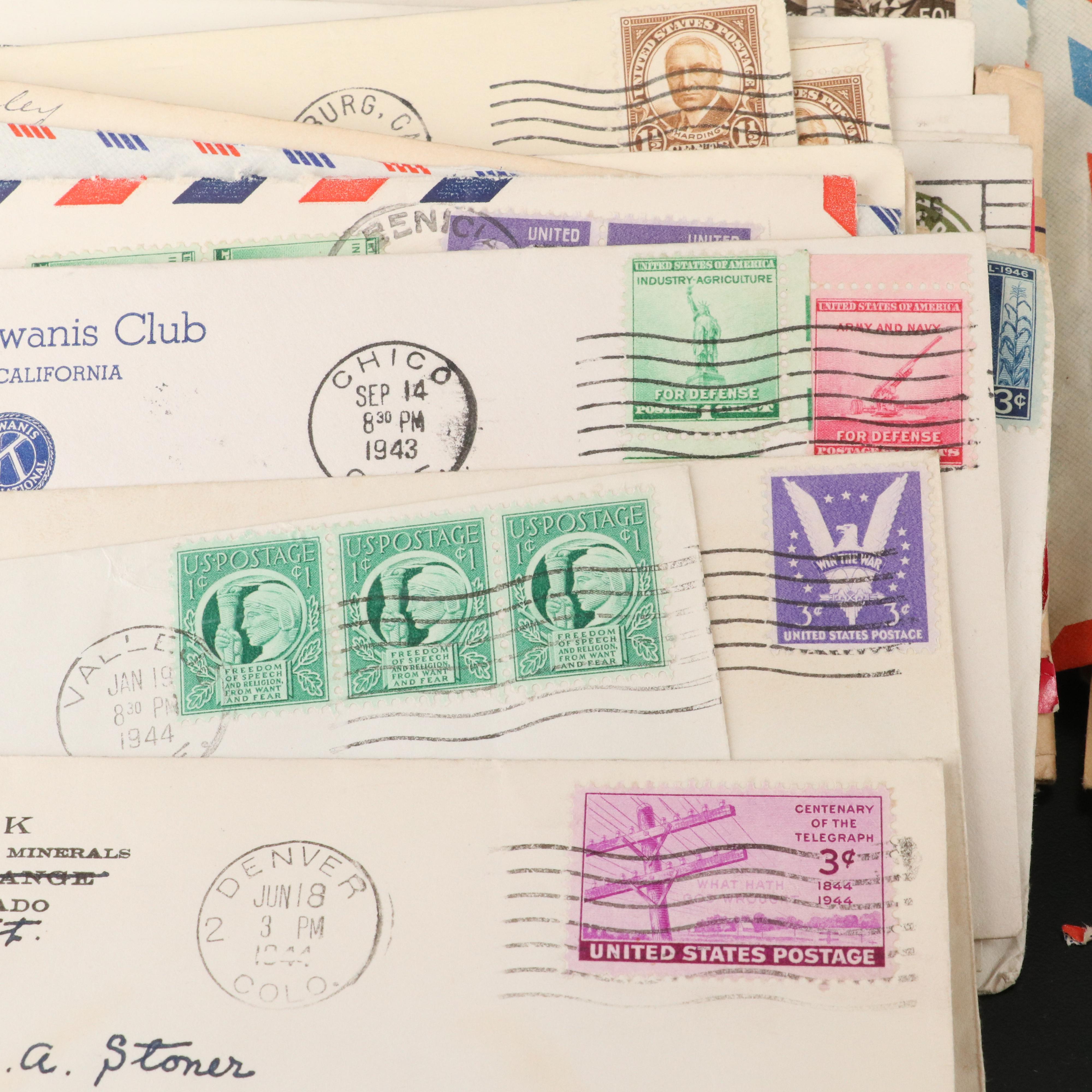 Over 320 U.S. and World Postal Covers