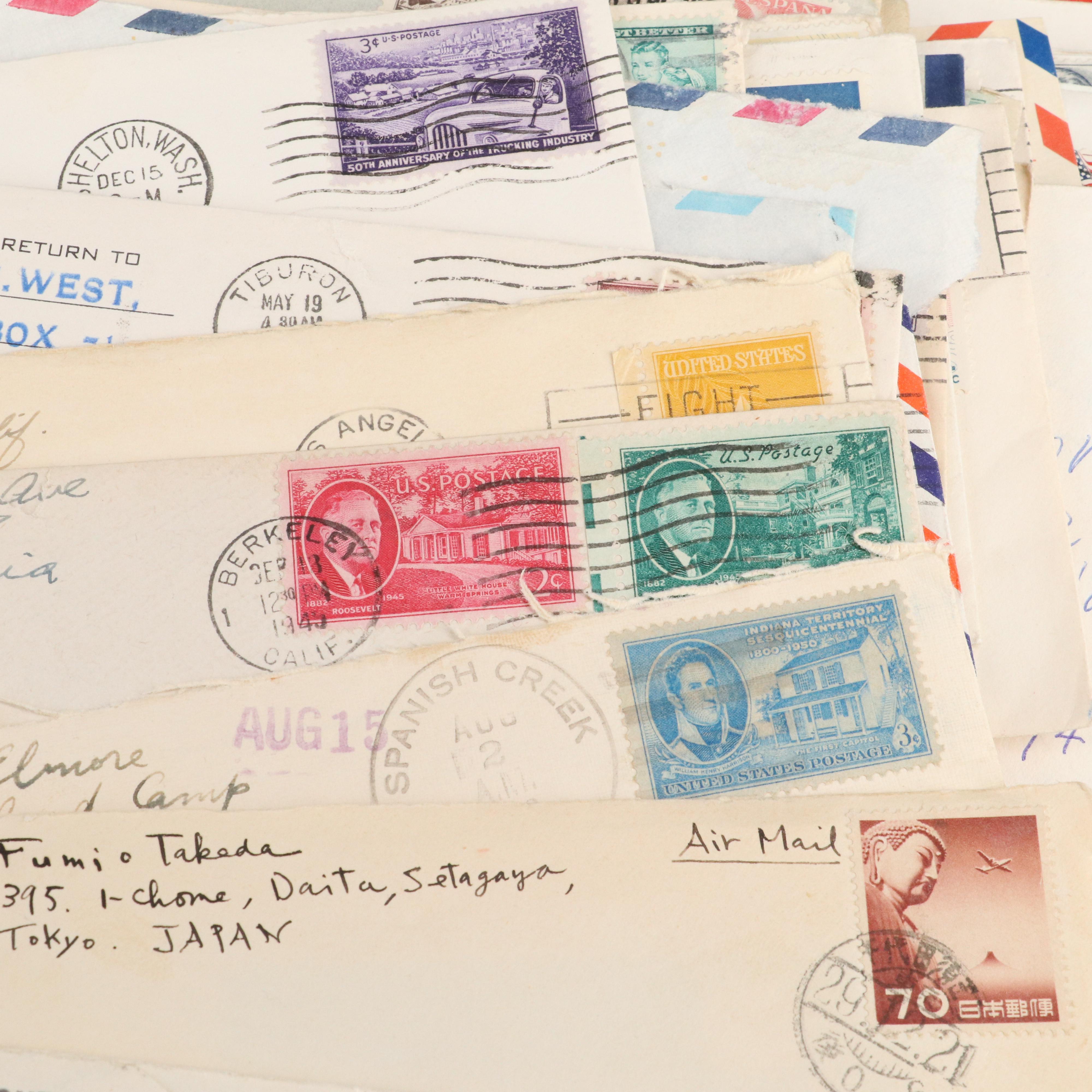 Over 320 U.S. and World Postal Covers
