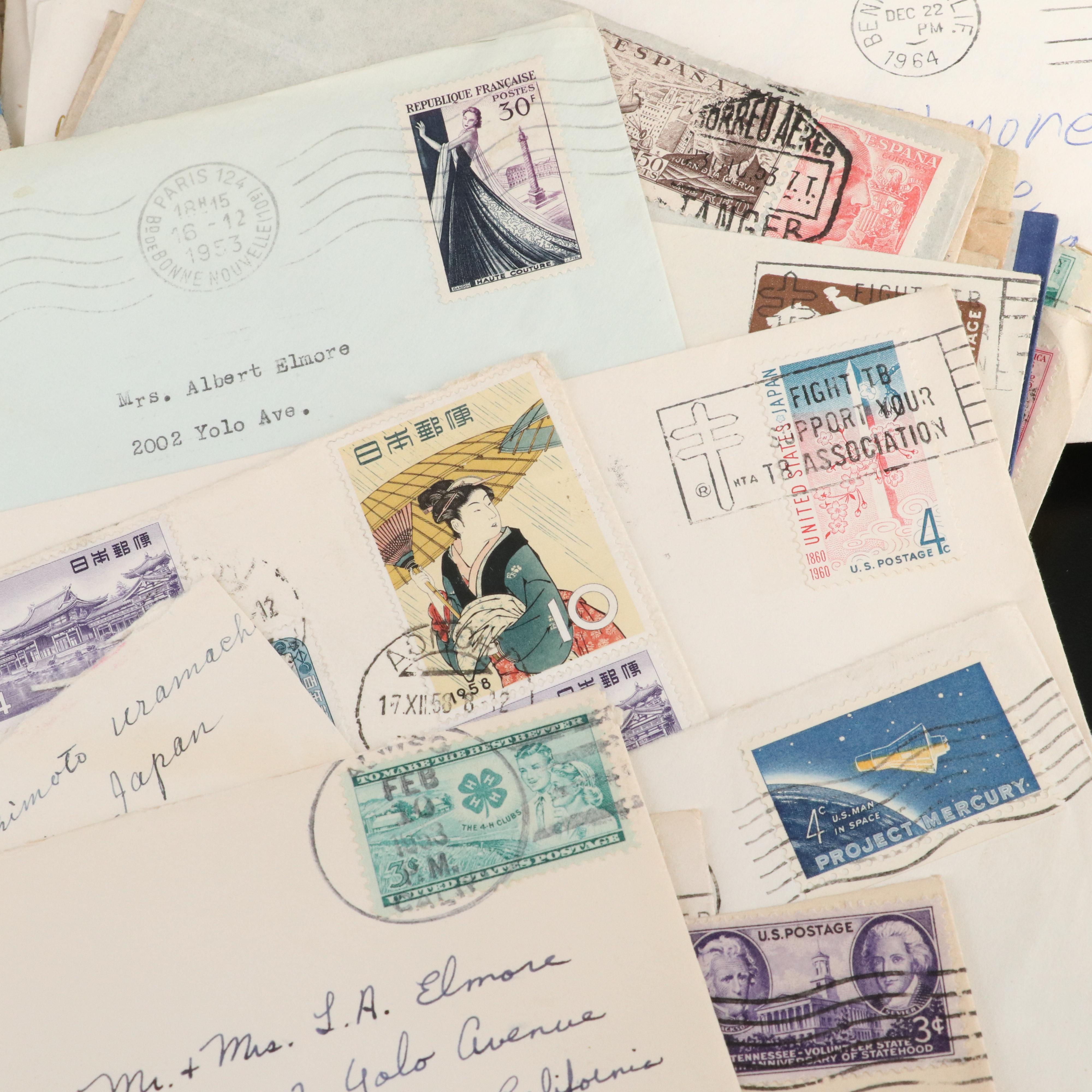 Over 320 U.S. and World Postal Covers