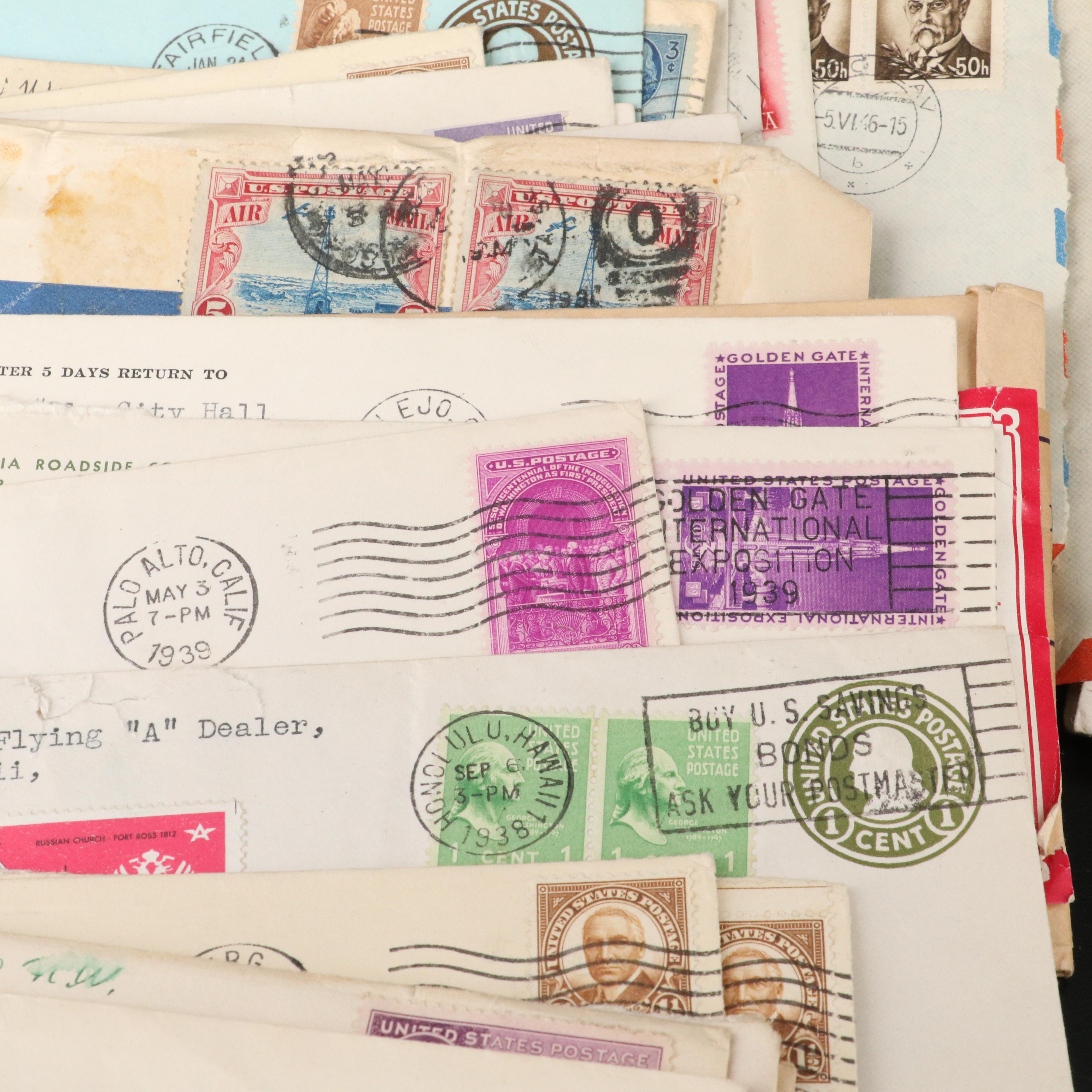 Over 320 U.S. and World Postal Covers